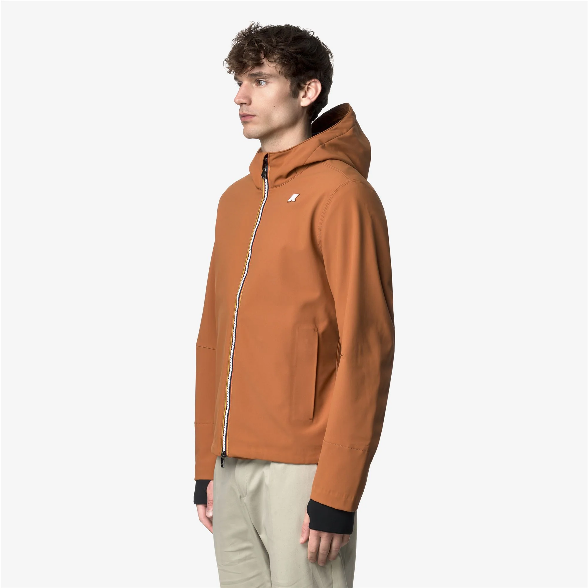 JACKO BONDED - Jackets - Short - Man - ORANGE ADOBE-BLUE DEPTH - Image 4