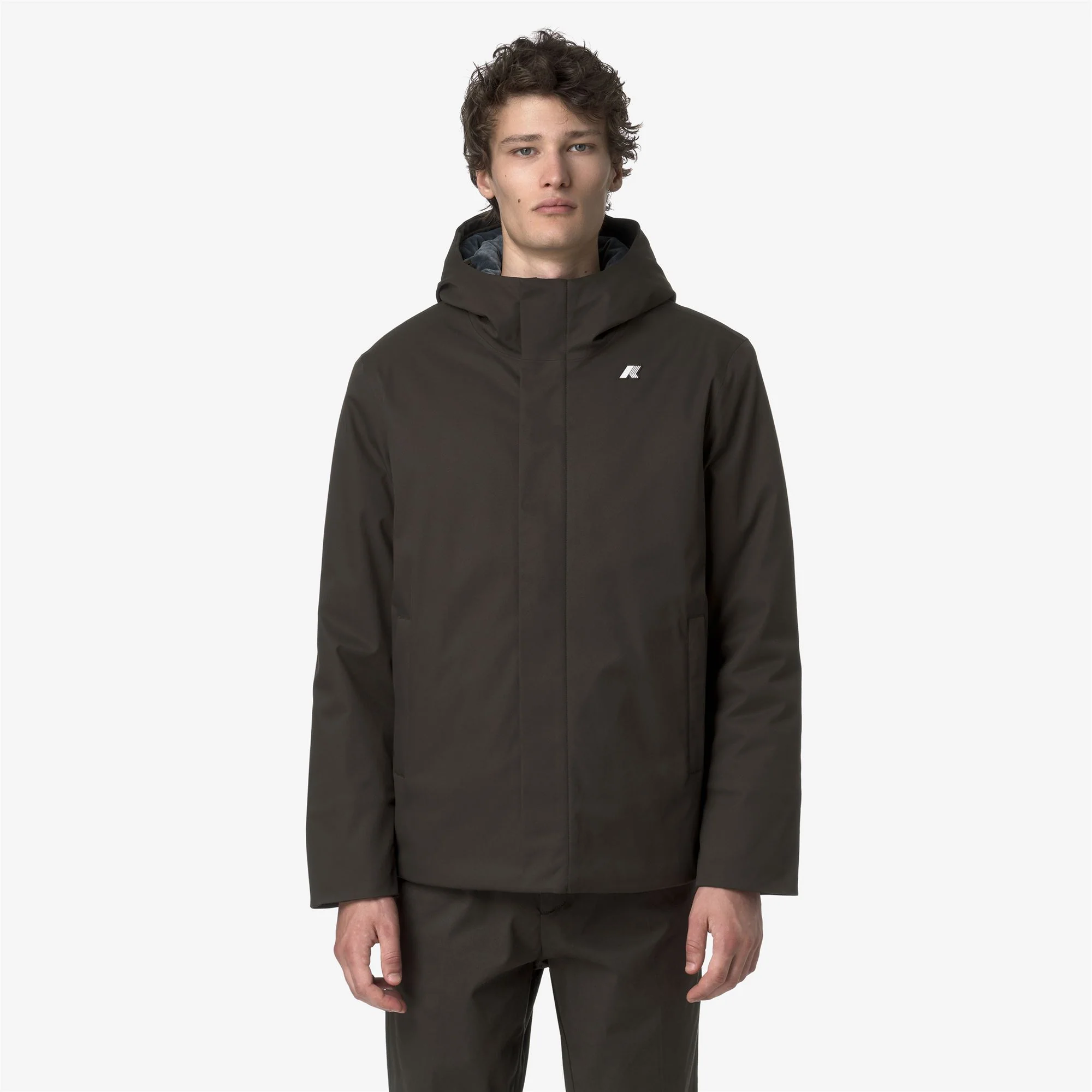 JACKO TWILL MARMOTTA - Jackets - Short - Man - BLACK OLIVE-BLUE AIRFORCE - Image 3