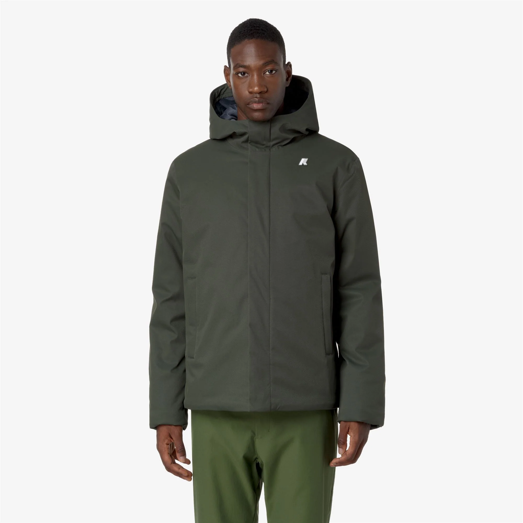JACKO TWILL MARMOTTA - Jackets - Short - Man - GREEN B-BLUE A - Image 3