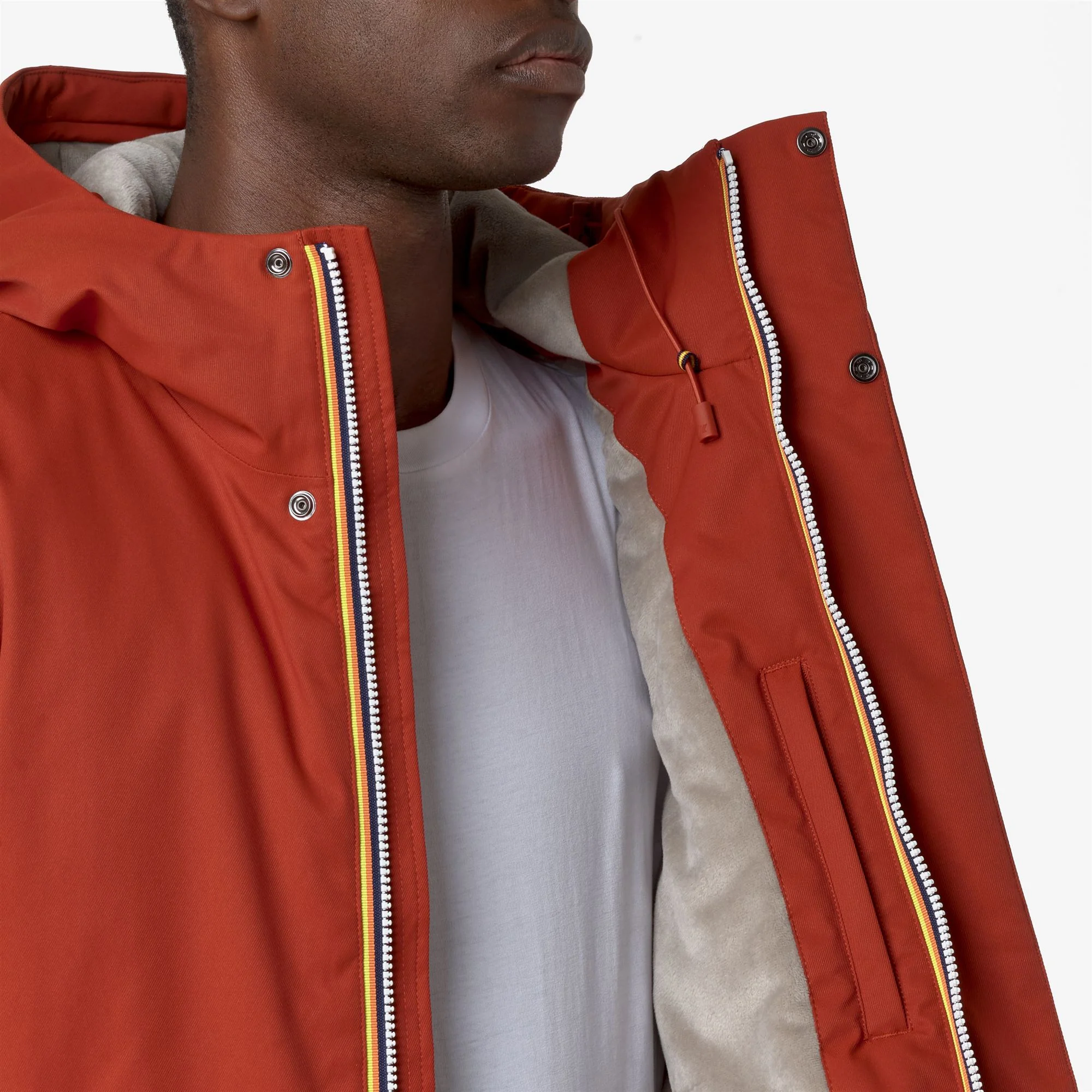 JACKO TWILL MARMOTTA - Jackets - Short - Man - RED P-GREY B - Image 2