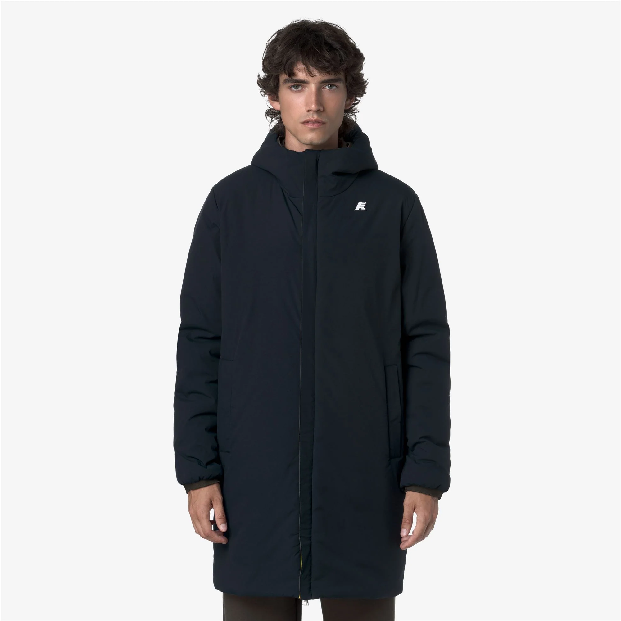 JACOB ST WARM REVERSIBLE - Jackets - 3/4 LENGTH - Man - BLACK OLIVE-BLUE DEPTH - Image 3