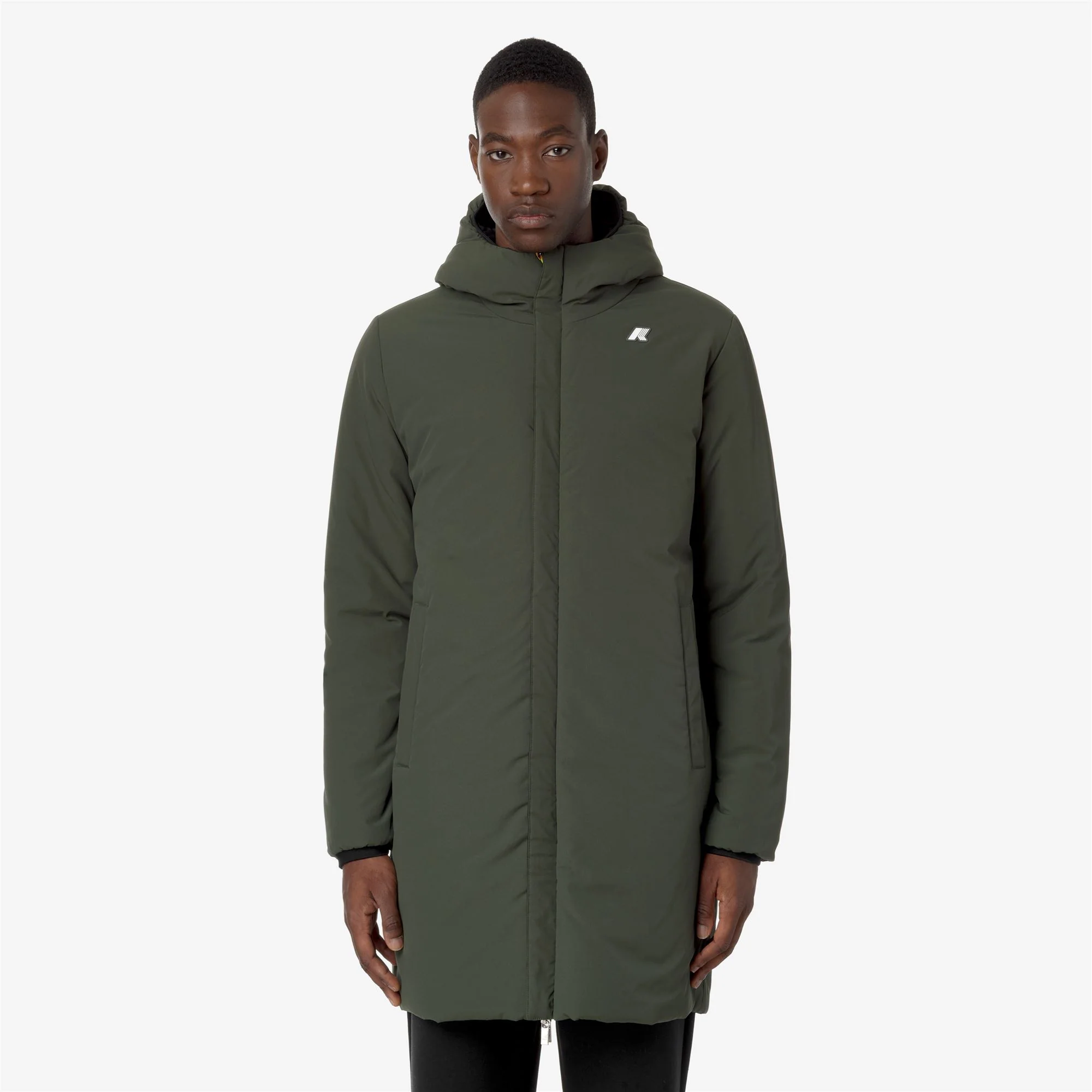 JACOB ST WARM REVERSIBLE - Jackets - 3/4 LENGTH - Man - BLACK PURE-GREEN BLACKISH - Image 3