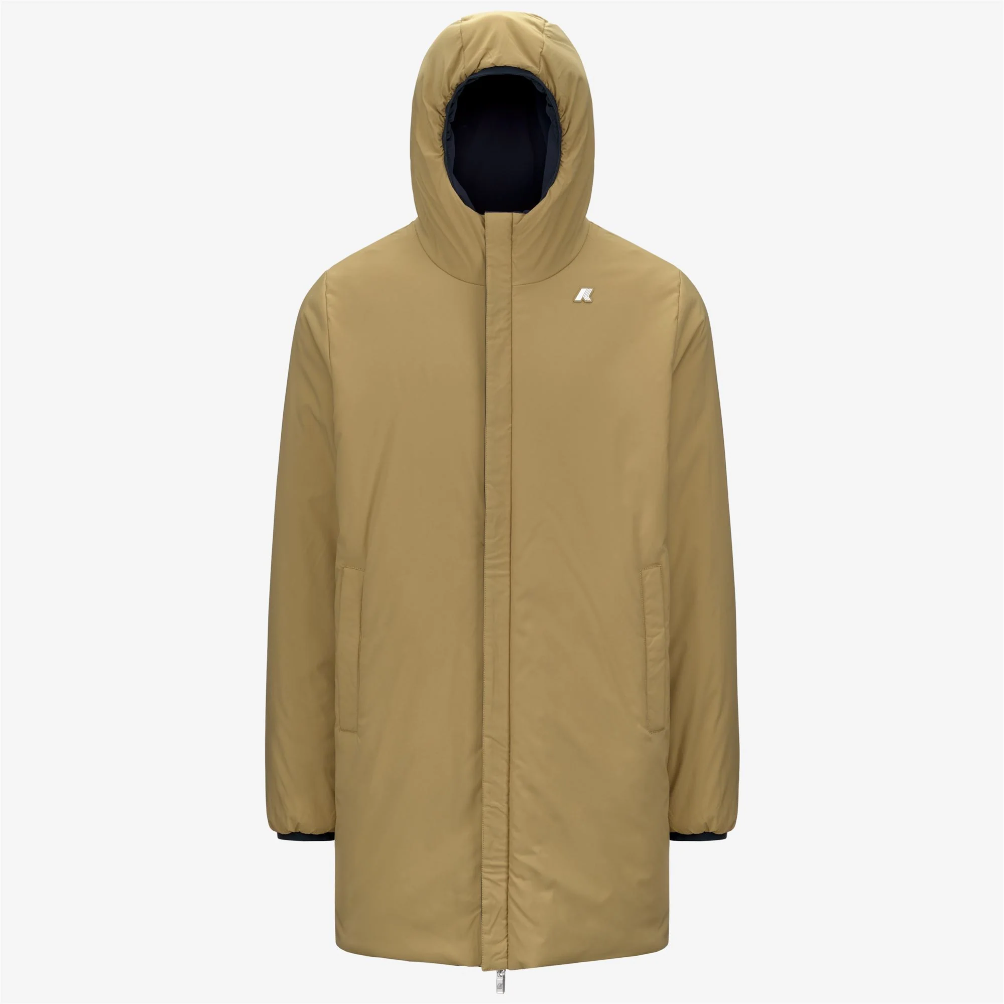 JACOB ST WARM REVERSIBLE - Jackets - 3/4 LENGTH - Man - BLUE DEPTH-BEIGE SEED - Image 2