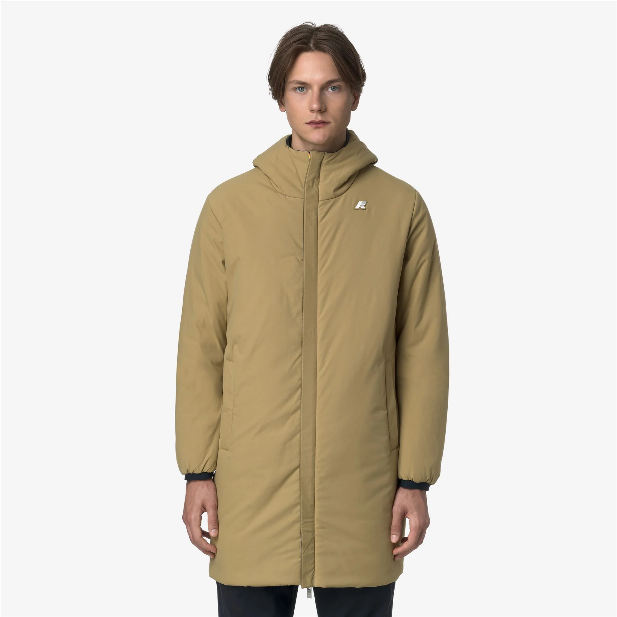 JACOB ST WARM REVERSIBLE - Jackets - 3/4 LENGTH - Man - BLUE DEPTH-BEIGE SEED - Image 3