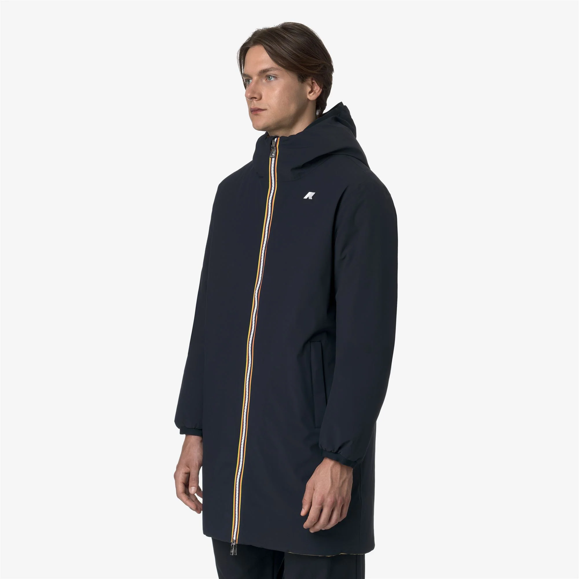 JACOB ST WARM REVERSIBLE - Jackets - 3/4 LENGTH - Man - BLUE DEPTH-BEIGE SEED - Image 5