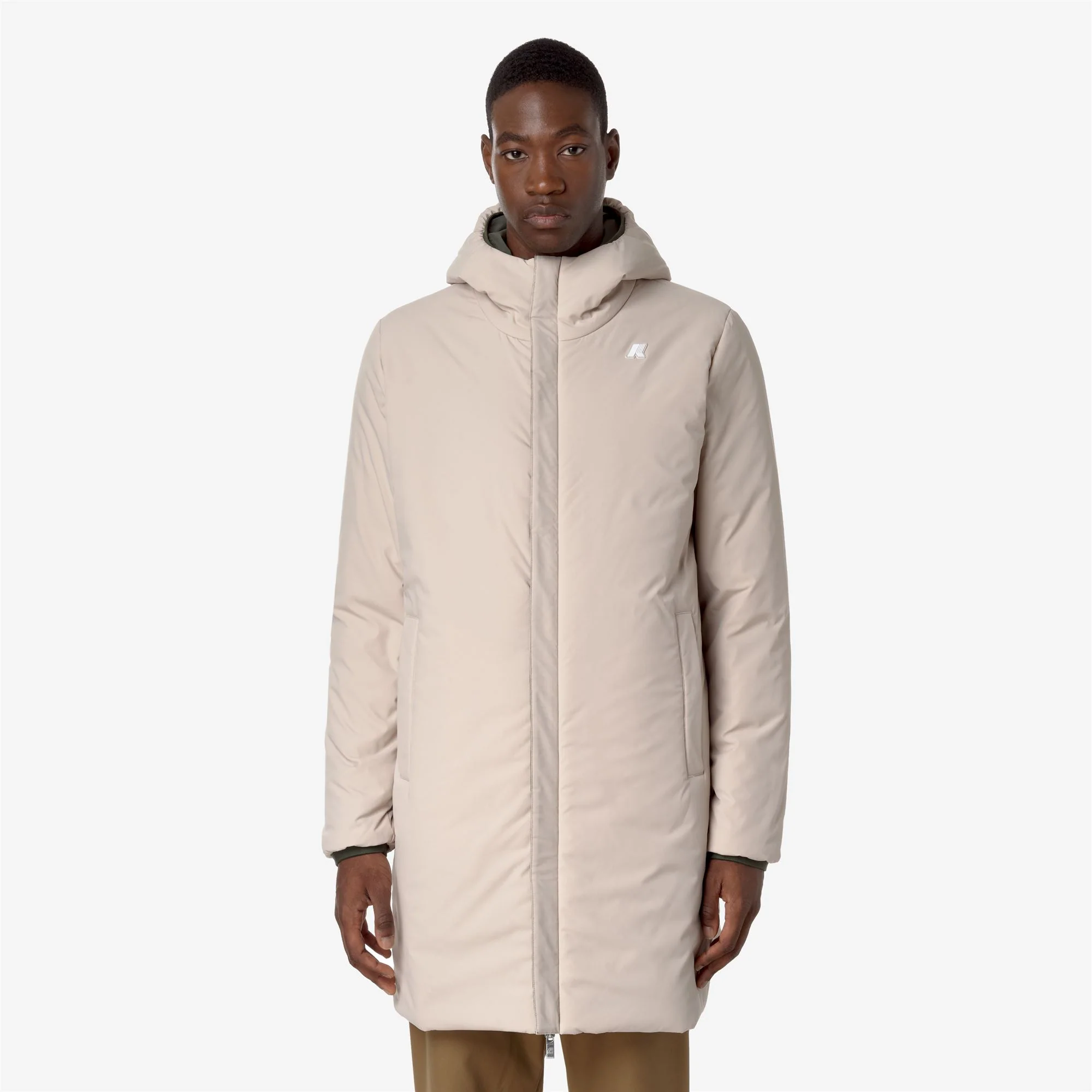 JACOB ST WARM REVERSIBLE - Jackets - 3/4 LENGTH - Man - GREEN B-BEIGE G - Image 3