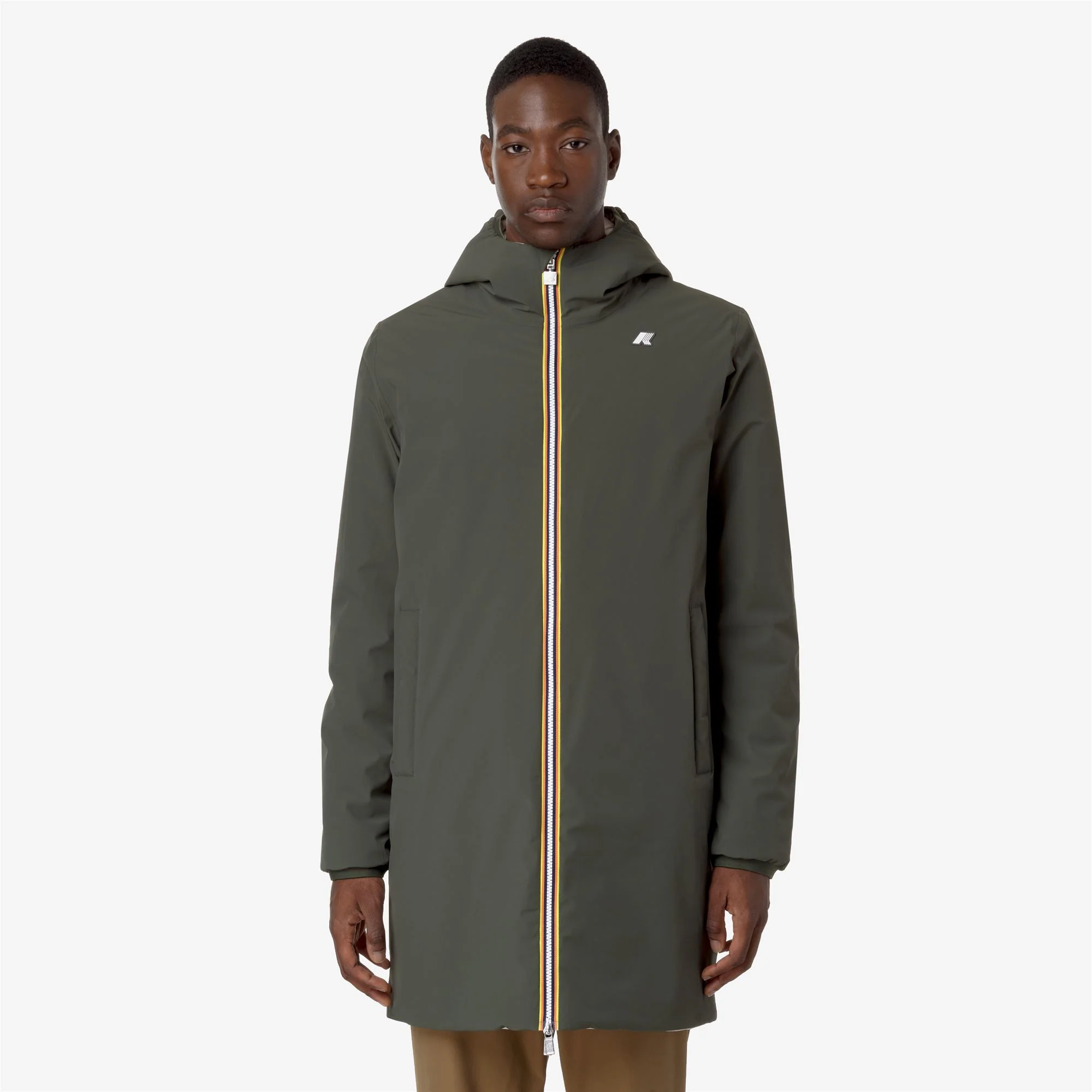 JACOB ST WARM REVERSIBLE - Jackets - 3/4 LENGTH - Man - GREEN B-BEIGE G - Image 4