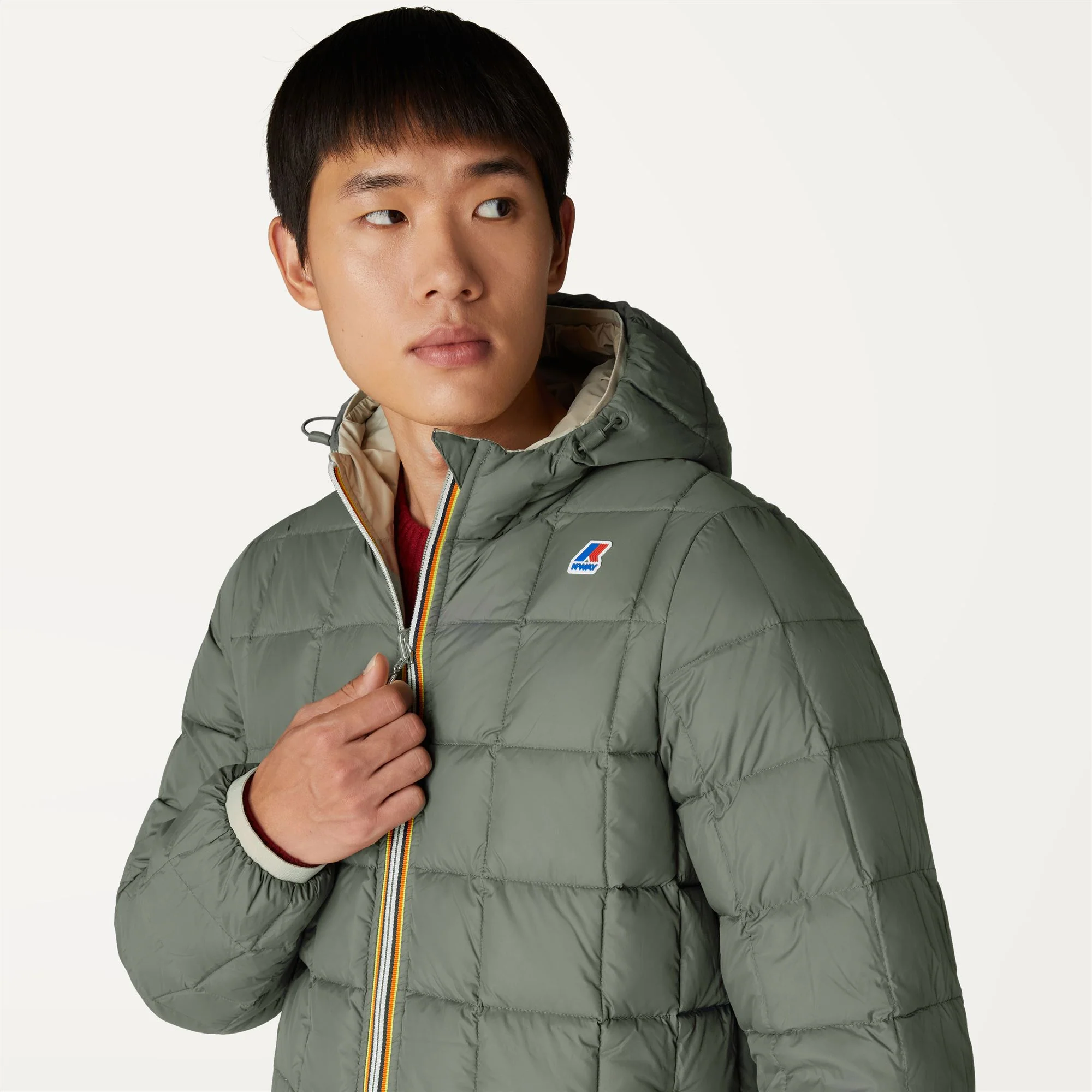 JACQUES THERMO PLUS.2 REVERSIBLE - Jackets - Short - Man - BEIGE-GREEN BLK - Image 3