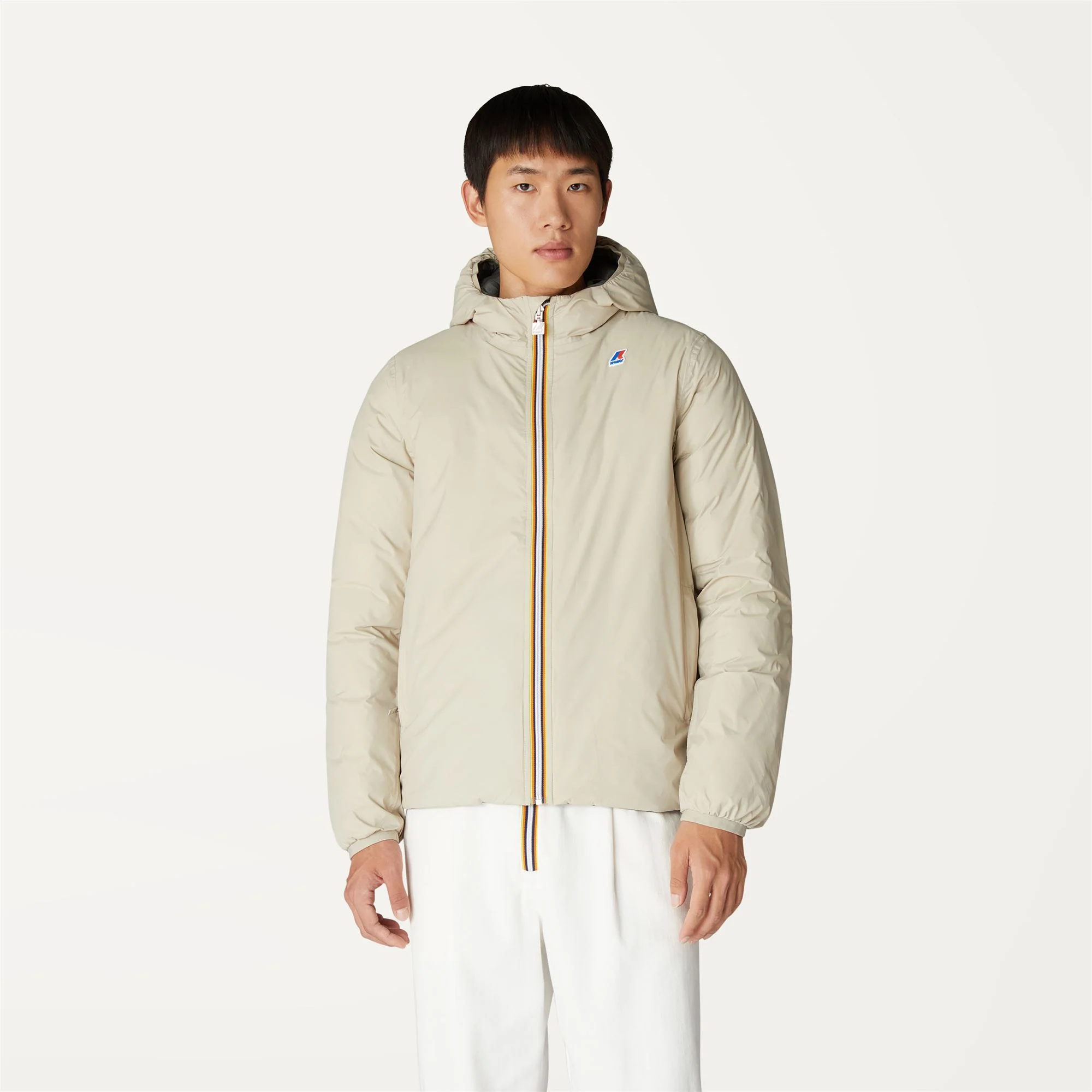 JACQUES THERMO PLUS.2 REVERSIBLE - Jackets - Short - Man - BEIGE-GREEN BLK - Image 4