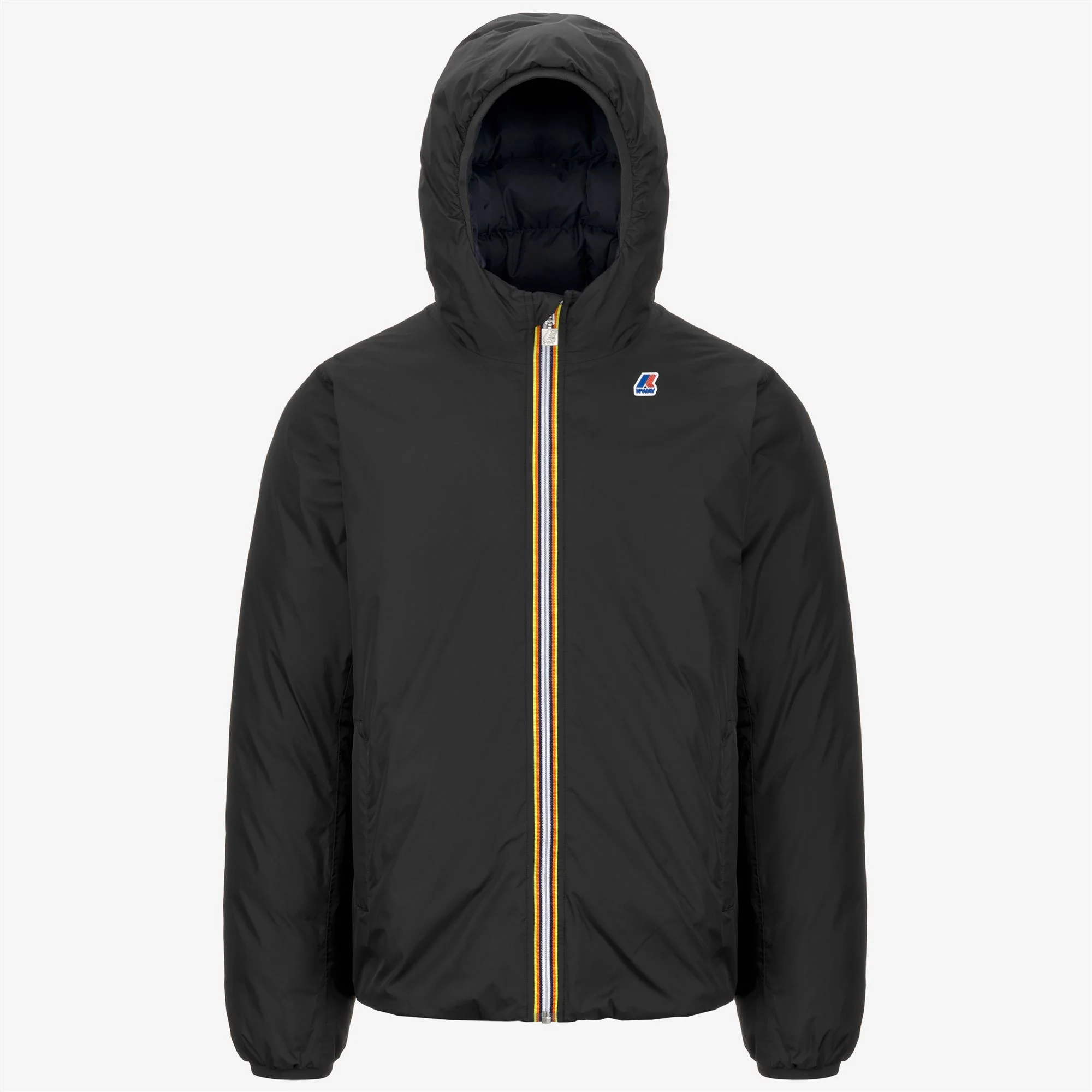 JACQUES THERMO PLUS.2 REVERSIBLE - Jackets - Short - Man - BLACK PURE-BLUE DEPHT