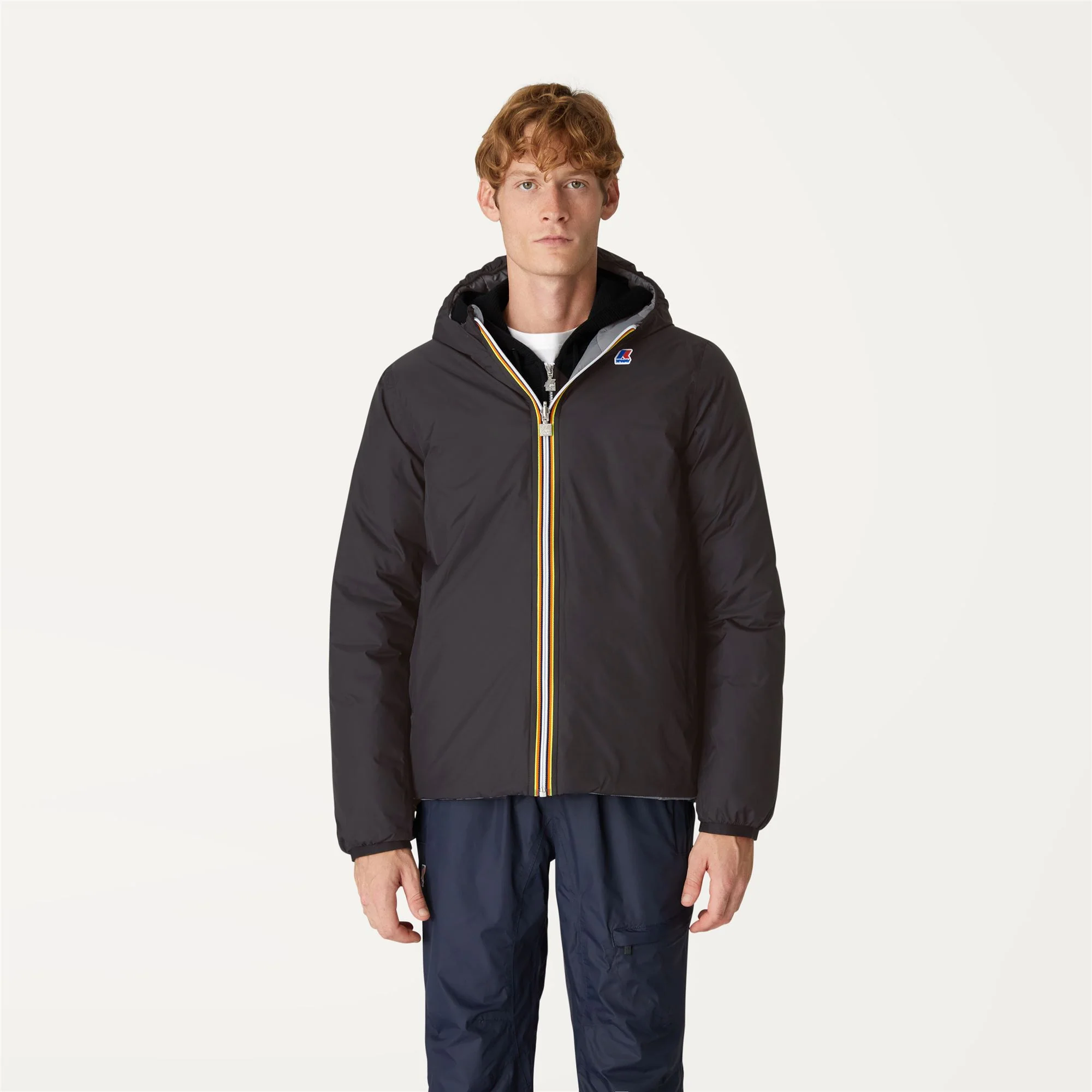 JACQUES THERMO PLUS.2 REVERSIBLE - Jackets - Short - Man - BLACK PURE-GREY MD STEEL - Image 4
