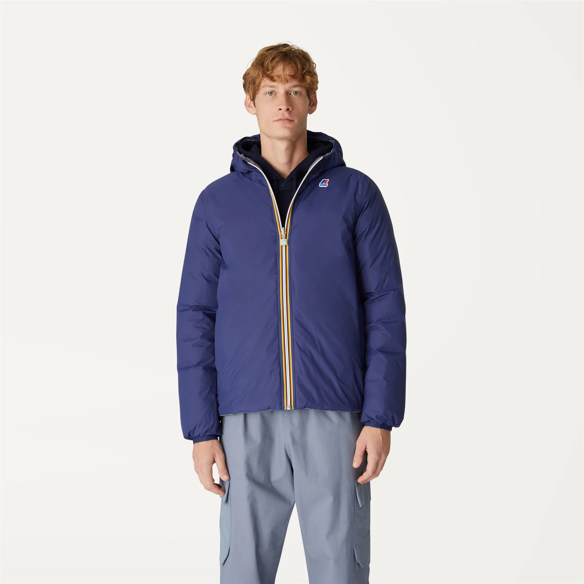 JACQUES THERMO PLUS.2 REVERSIBLE - Jackets - Short - Man - BLUE MEDIEVAL-GREY MD STEEL - Image 4