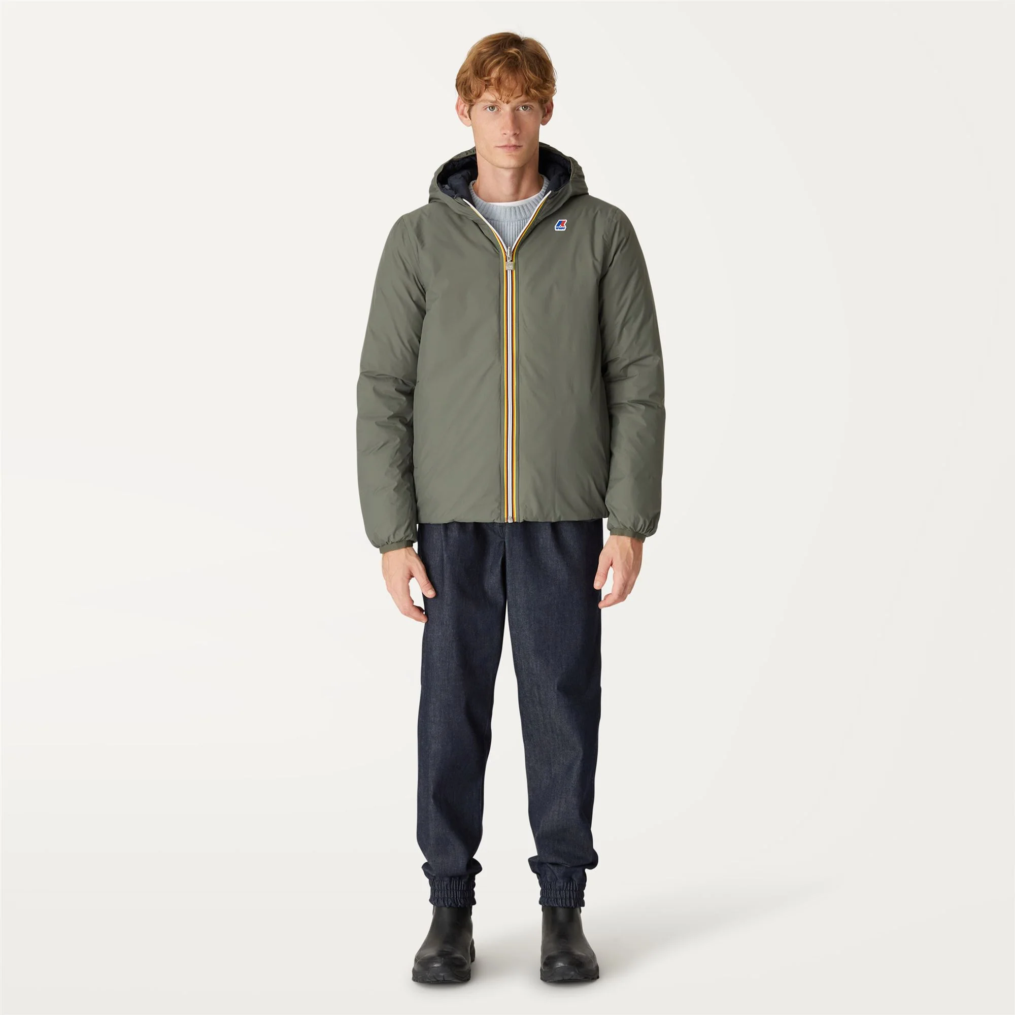JACQUES THERMO PLUS.2 REVERSIBLE - Jackets - Short - Man - GREEN BLACKISH-BLUE DEPTH - Image 4