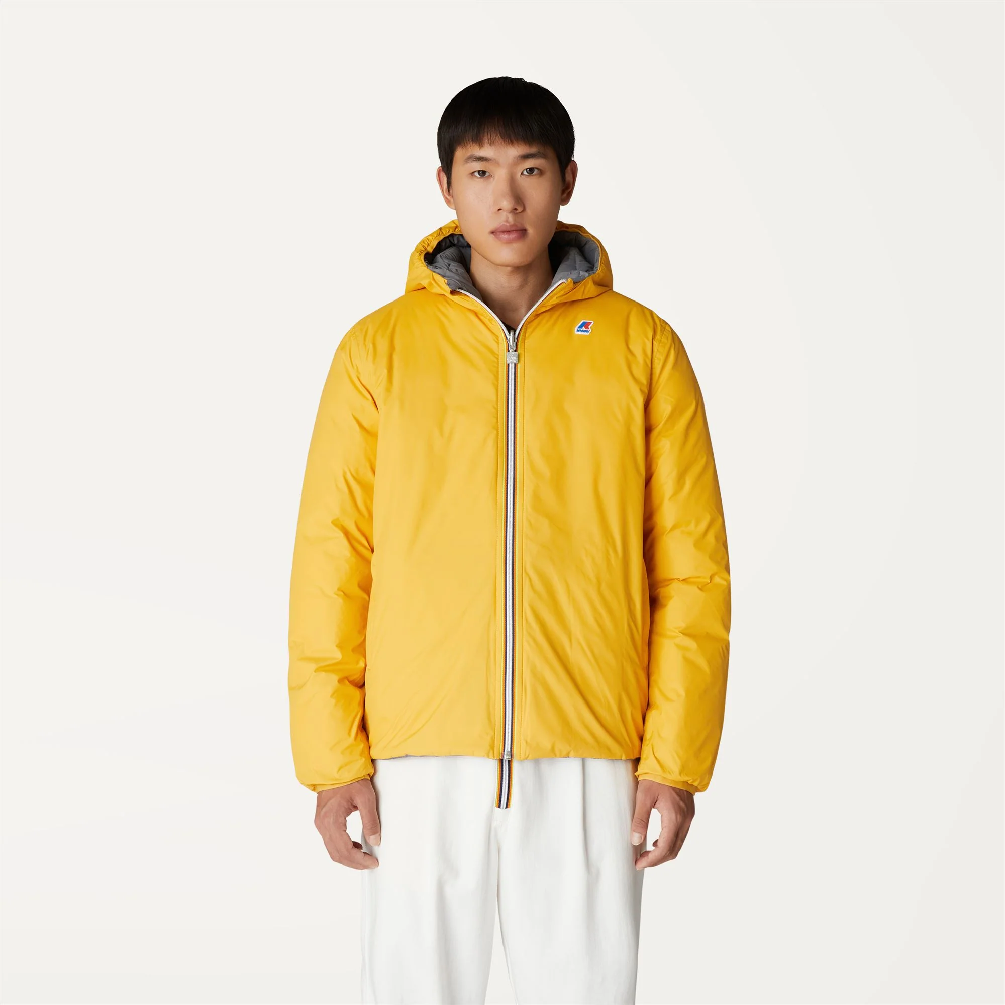 JACQUES THERMO PLUS.2 REVERSIBLE - Jackets - Short - Man - YELLOW RSP-GREY MD - Image 4