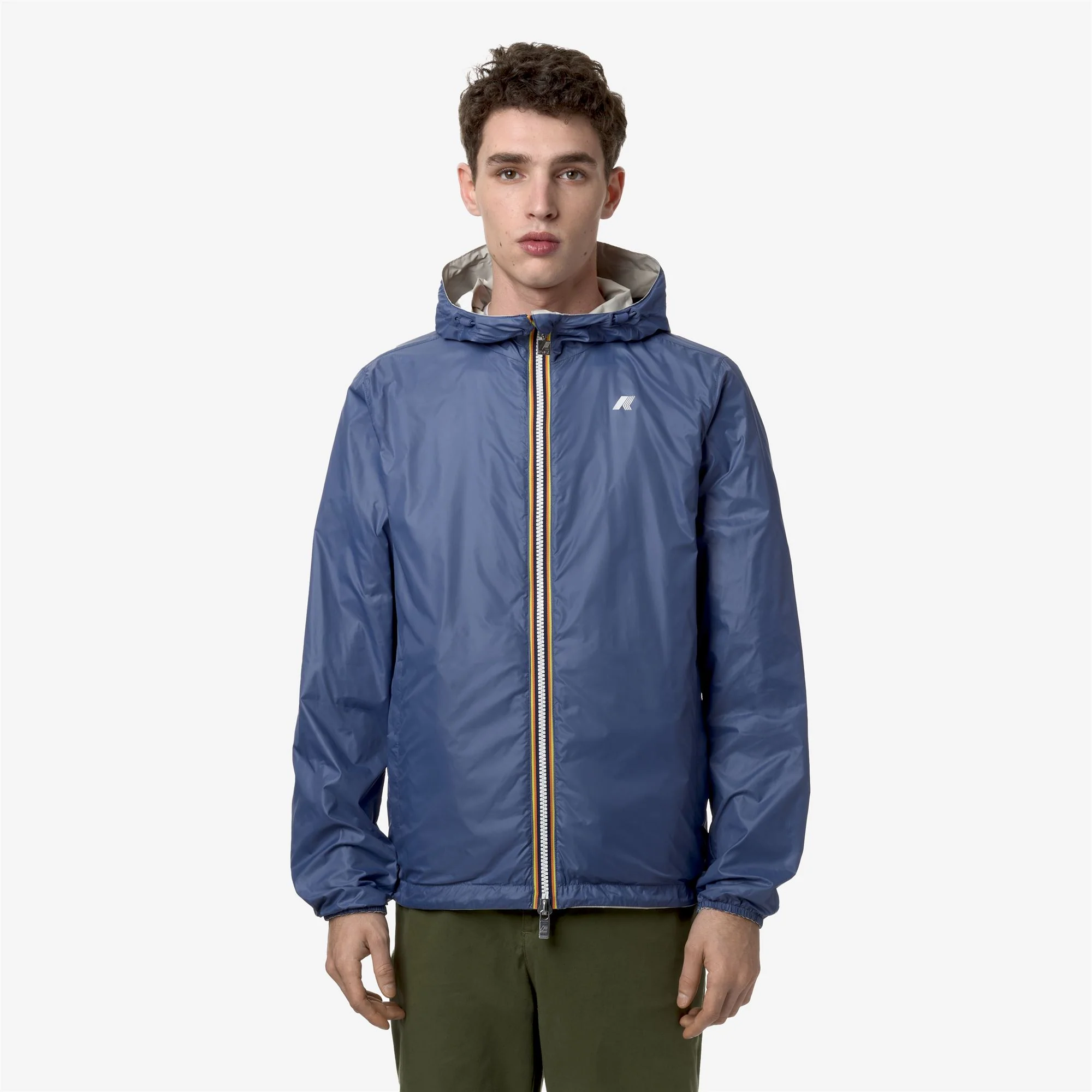 JAKE PLUS.2 REVERSIBLE - Jackets - Short - Man - BEIGE L-BLUE F - Image 3