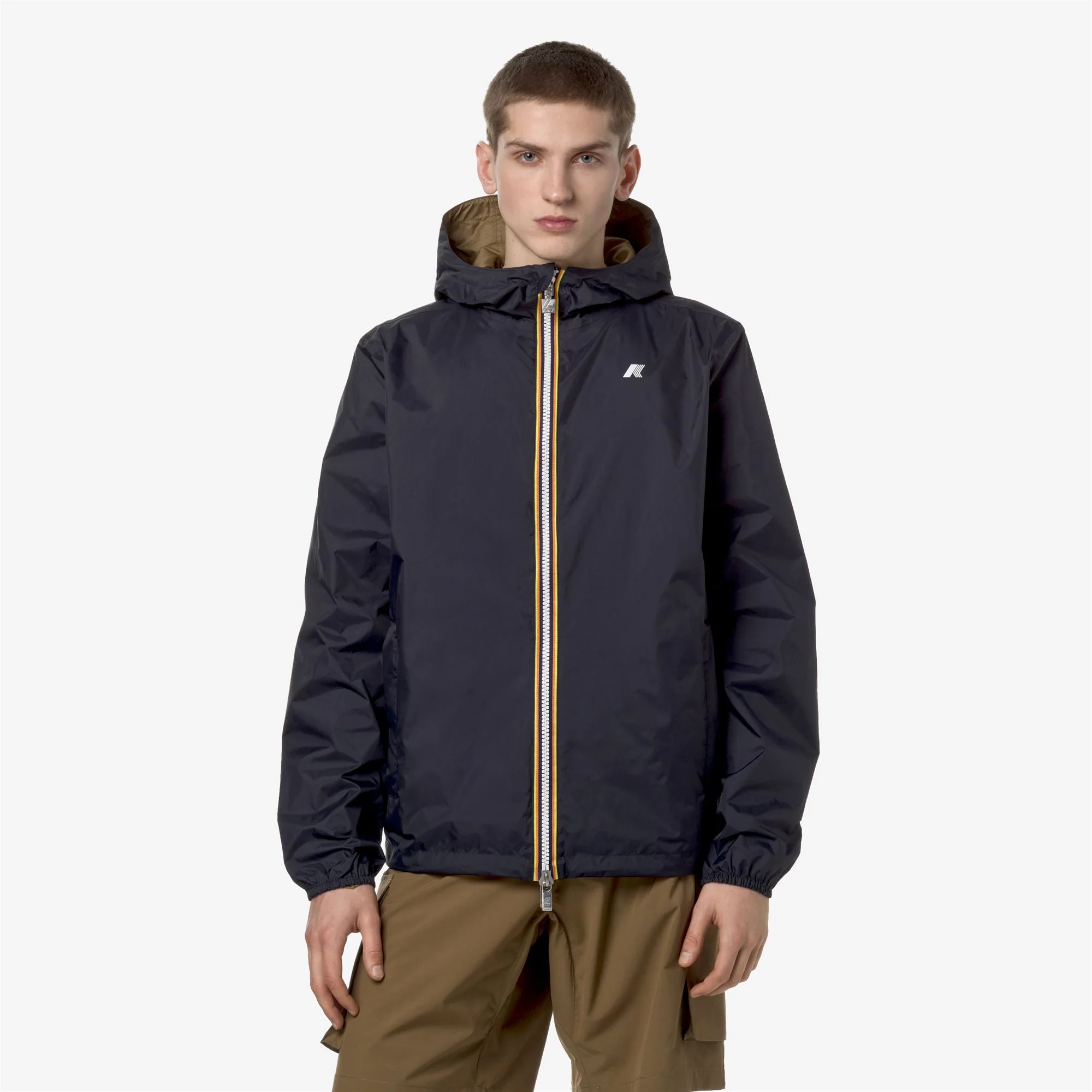 JAKE PLUS.2 REVERSIBLE - Jackets - Short - Man - BLUE D-BROWN C - Image 4