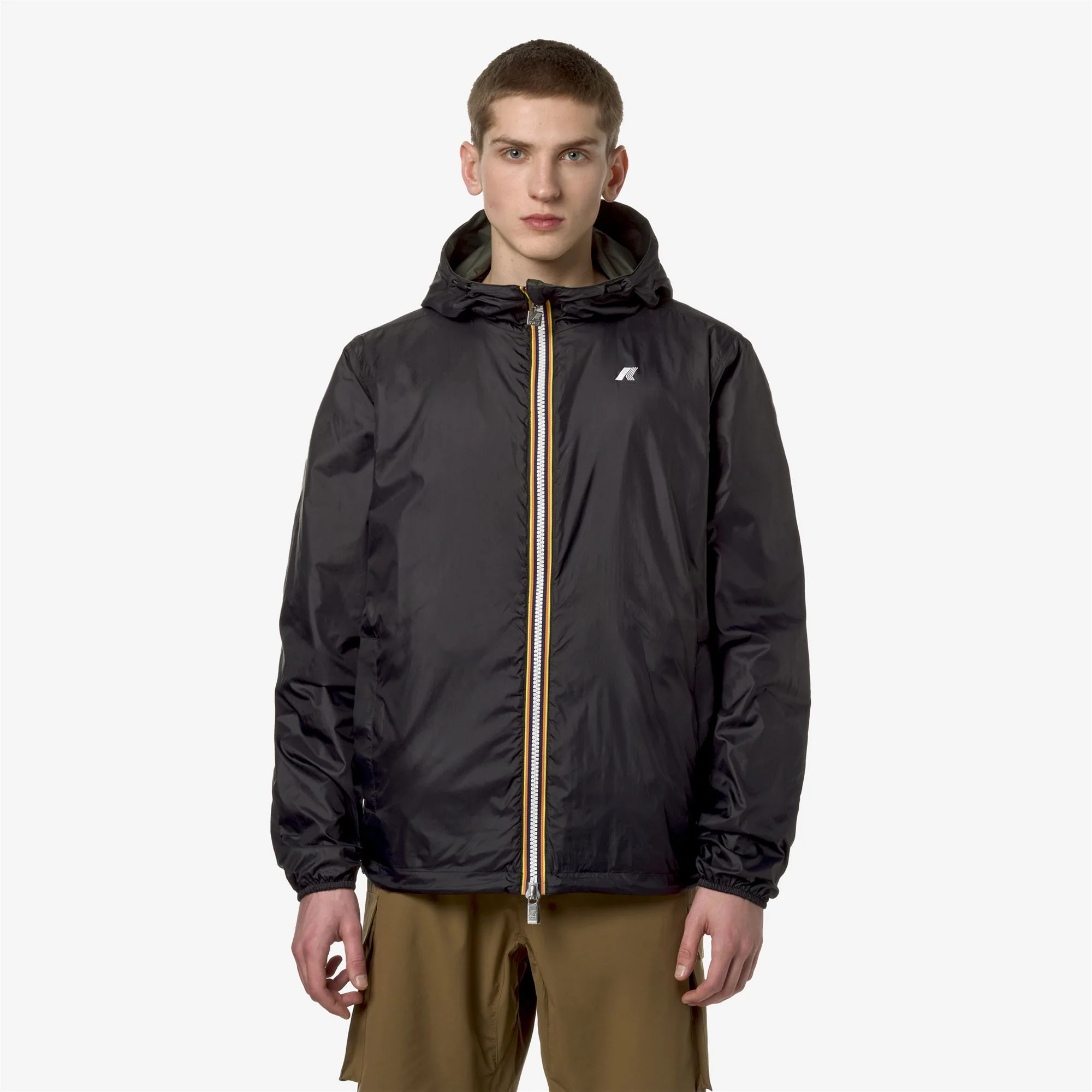 JAKE PLUS.2 REVERSIBLE - Jackets - Short - Man - GREEN BLACKISH-BLACK PURE - Image 3