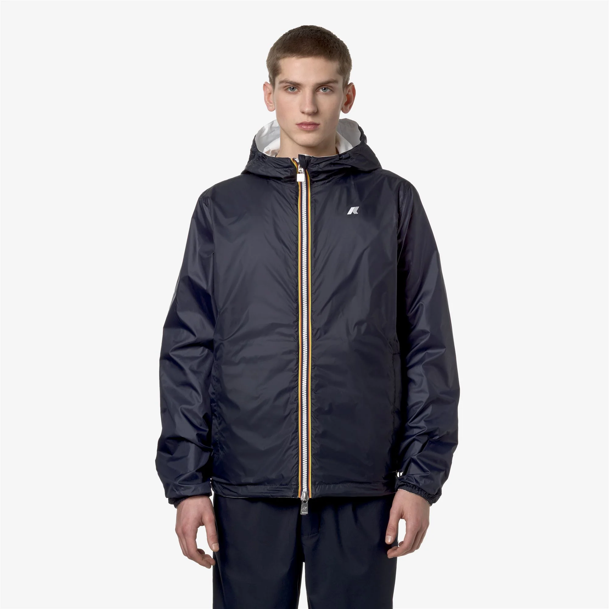 JAKE PLUS.2 REVERSIBLE - Jackets - Short - Man - WHITE-BLUE DEPTH - Image 3