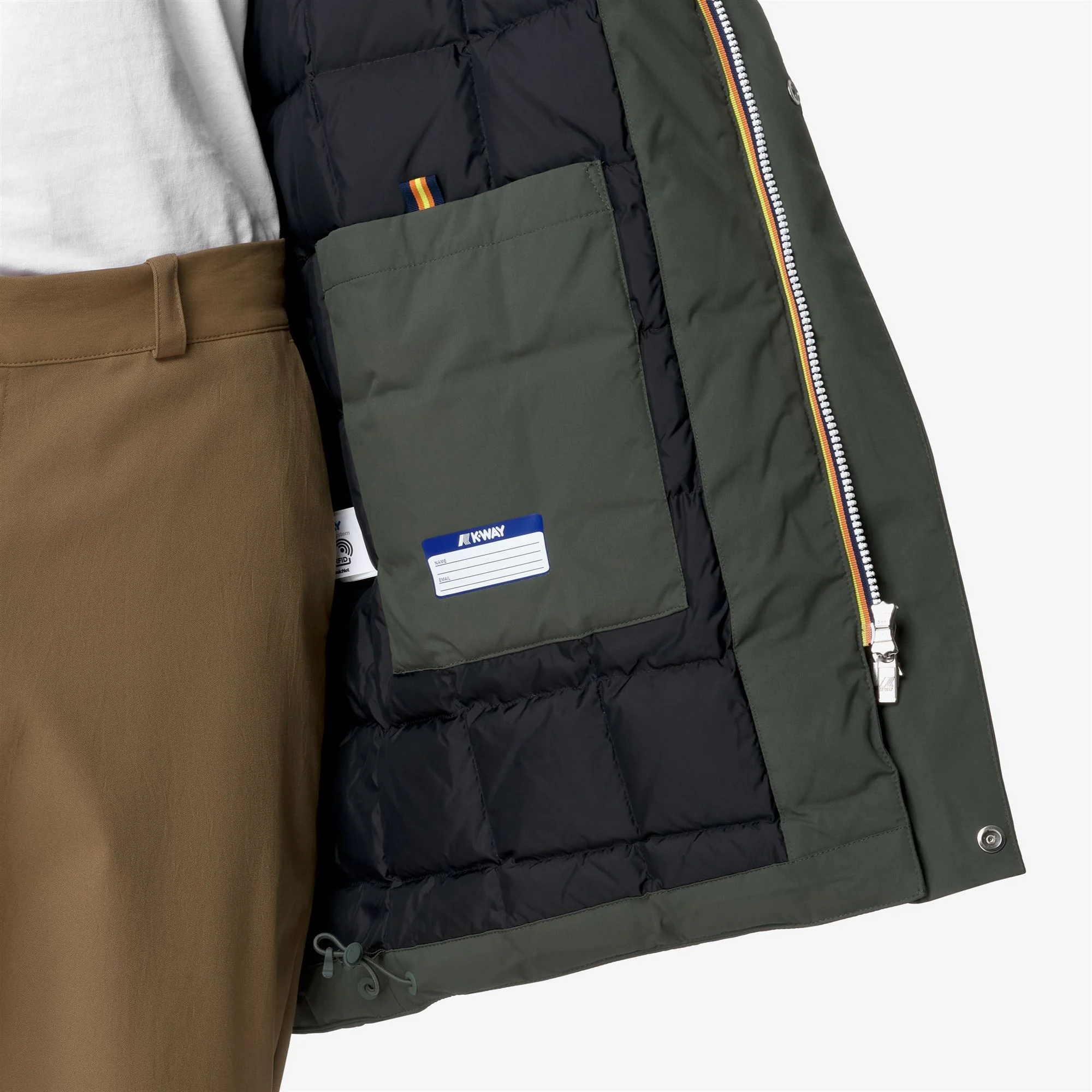 JARNO ST THERMO - Jackets - 3/4 LENGTH - Man - GREEN BLACKISH-BLACK PURE - Image 2