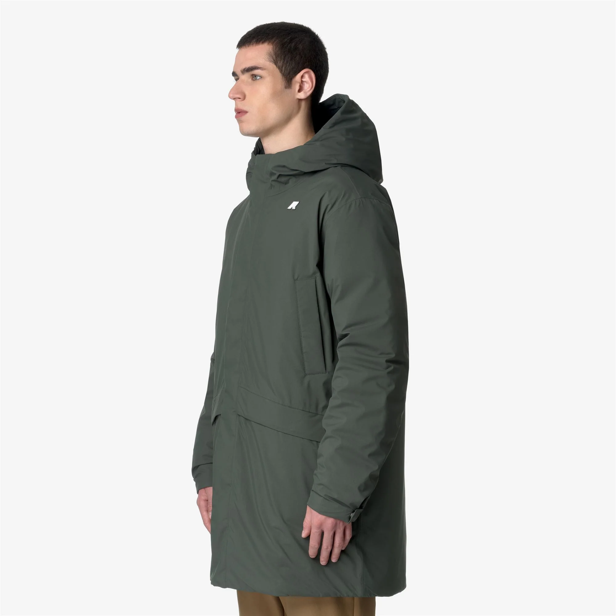 JARNO ST THERMO - Jackets - 3/4 LENGTH - Man - GREEN BLACKISH-BLACK PURE - Image 4
