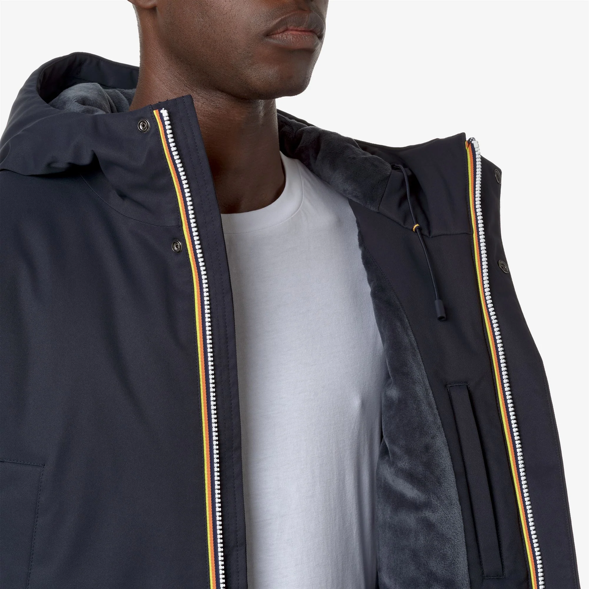 JARNO TWILL MARMOTTA - Jackets - Short - Man - BLUE D-BLUE A - Image 2