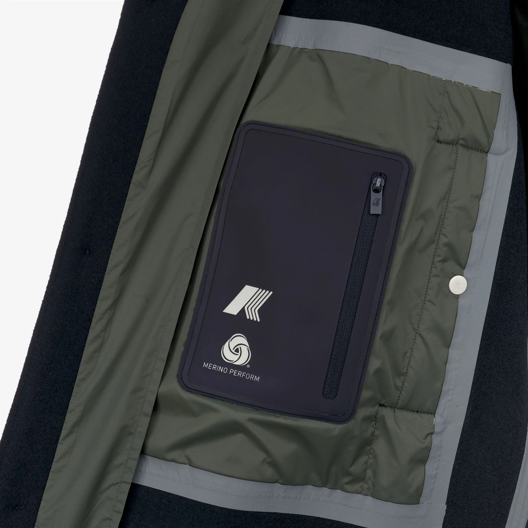 JENZAC WOOLMARK - Jackets - Long - Man - BLUE DEPTH-GREEN BLACKISH - Image 4