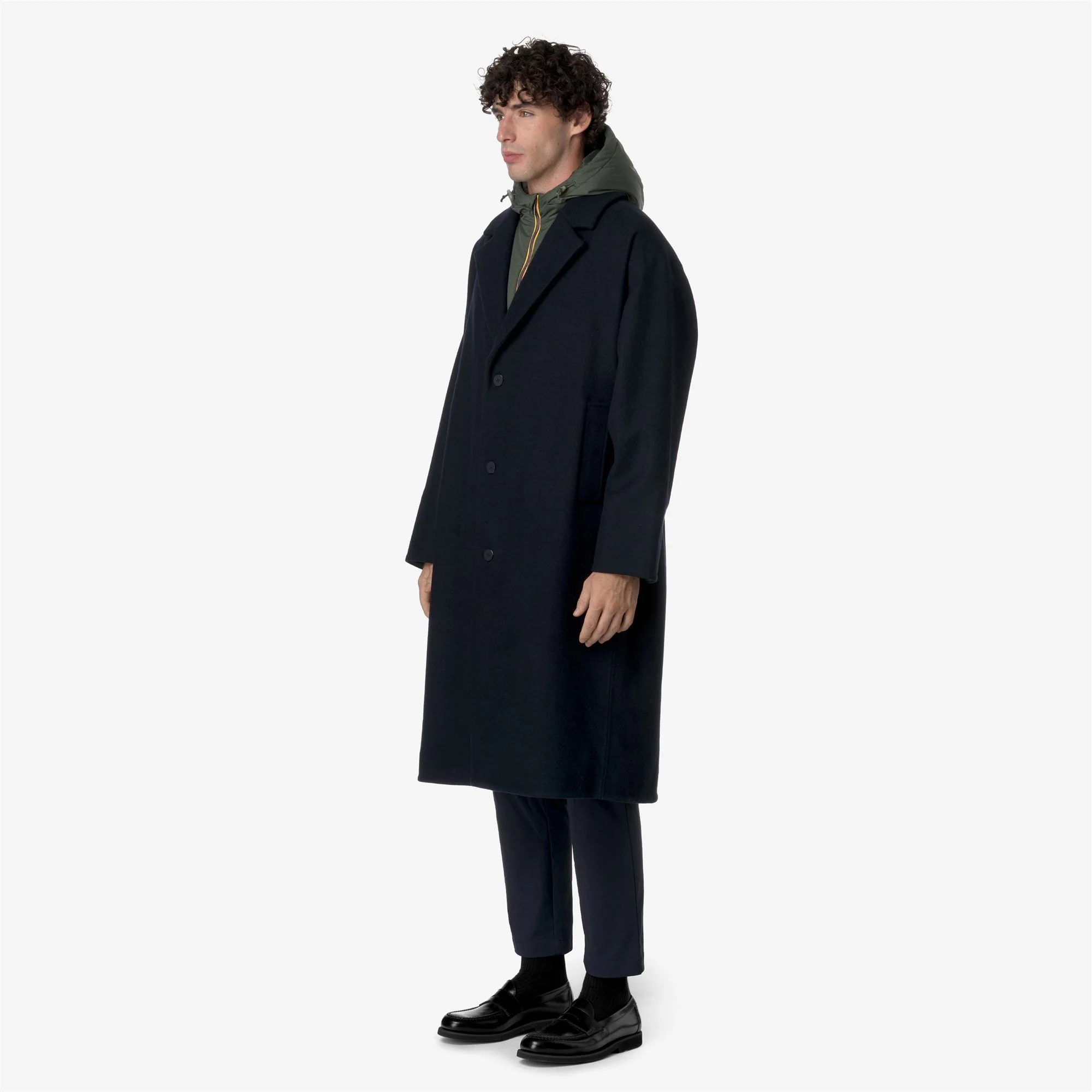 JENZAC WOOLMARK - Jackets - Long - Man - BLUE DEPTH-GREEN BLACKISH - Image 6
