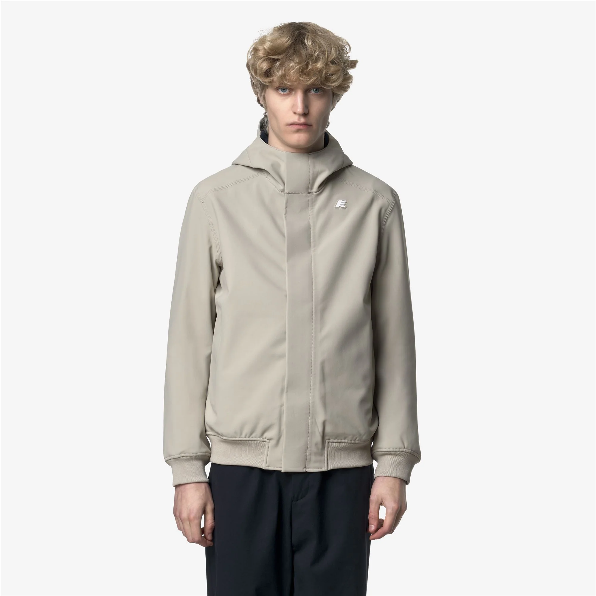 JOACHIM BONDED - Jackets - Short - Man - BEIGE CASHMERE-BLUE DEPTH - Image 3
