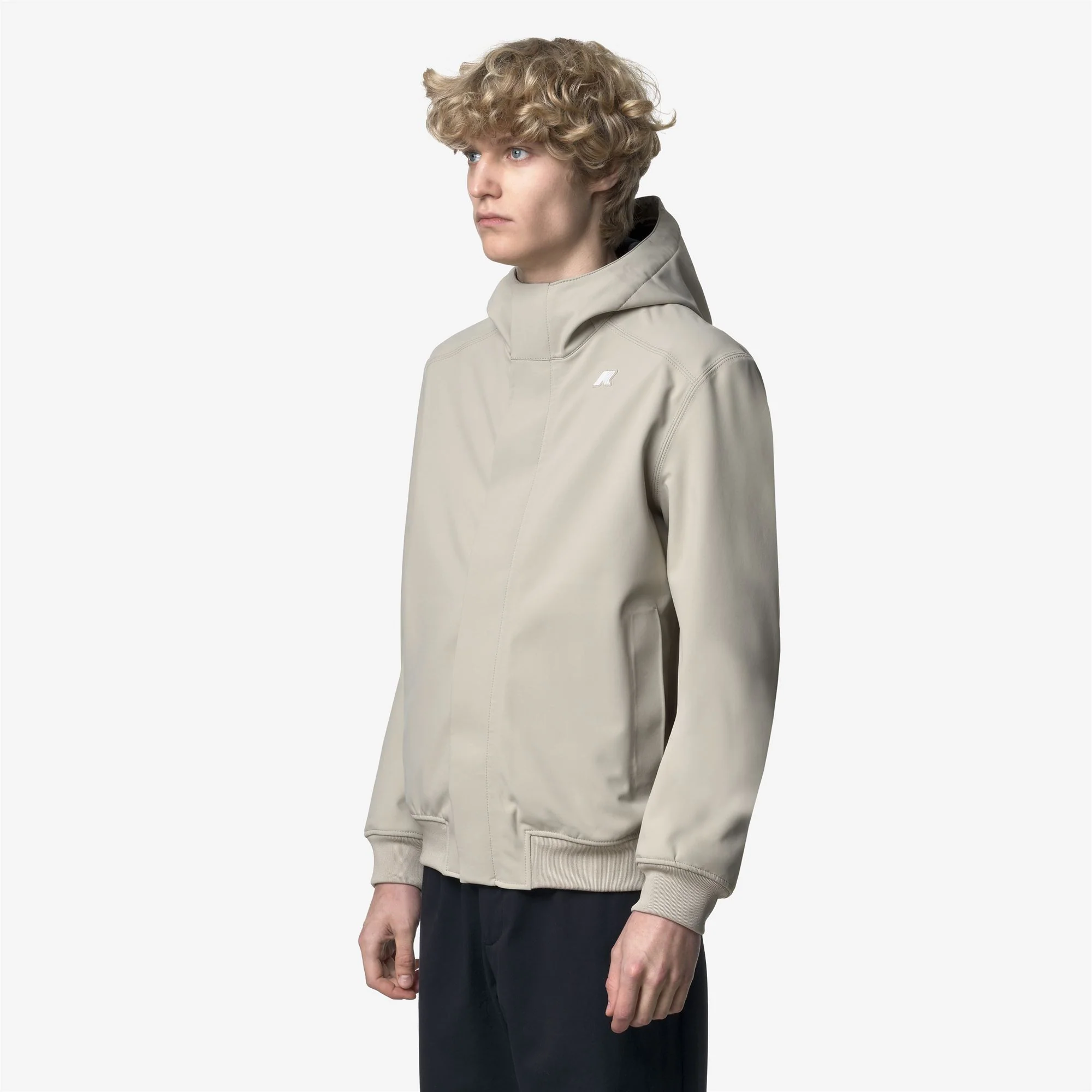 JOACHIM BONDED - Jackets - Short - Man - BEIGE CASHMERE-BLUE DEPTH - Image 4