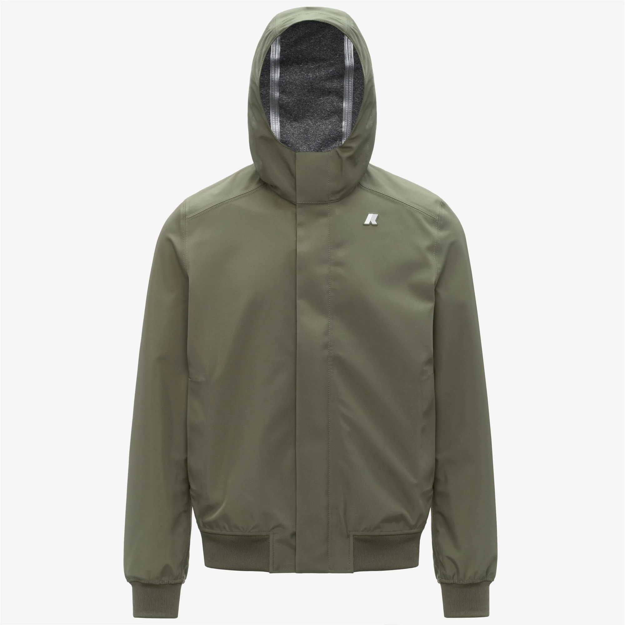 JOACHIM BONDED JERSEY - Jackets - Short - Man - GREEN LICHEN
