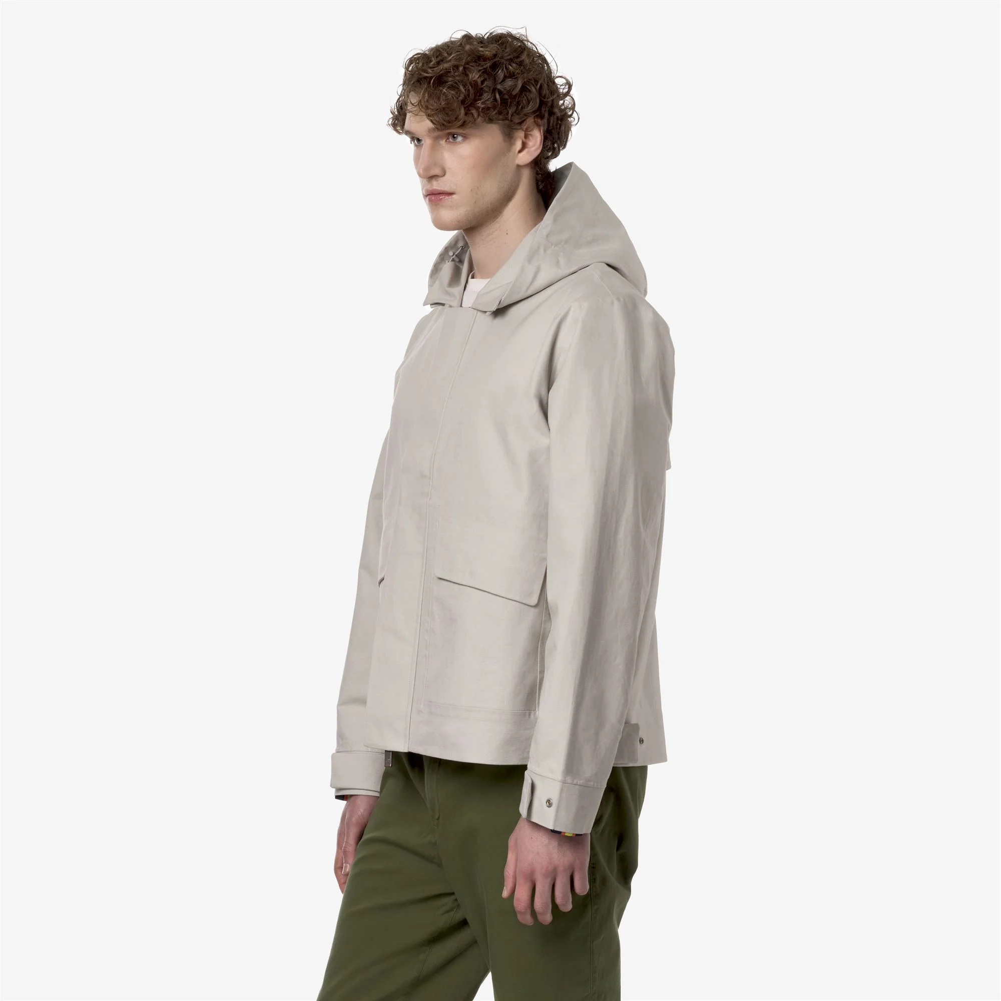 KAYA LINEN BLEND 2L - Jackets - Short - Man - BEIGE LT-SILVER - Image 4