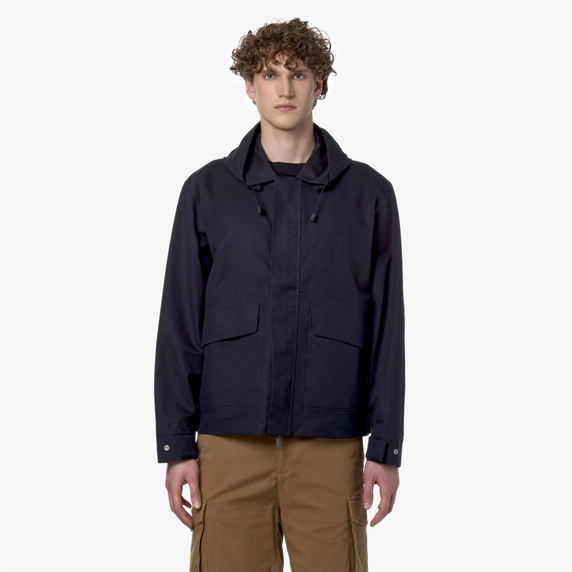KAYA LINEN BLEND 2L - Jackets - Short - Man - BLUE DEPTH-SILVER - Image 3