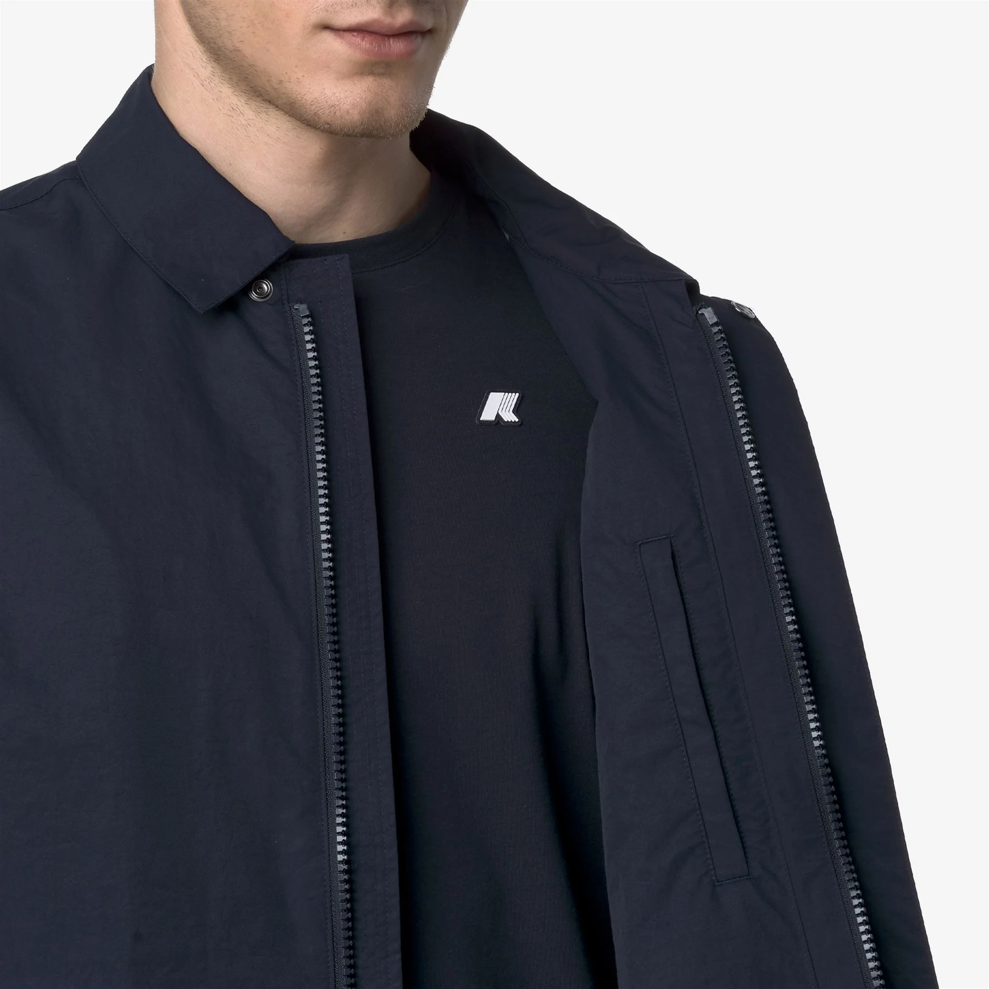 KENLEY COTTON NYLON - Jackets - 3/4 LENGTH - Man - BLUE DEPTH - Image 2
