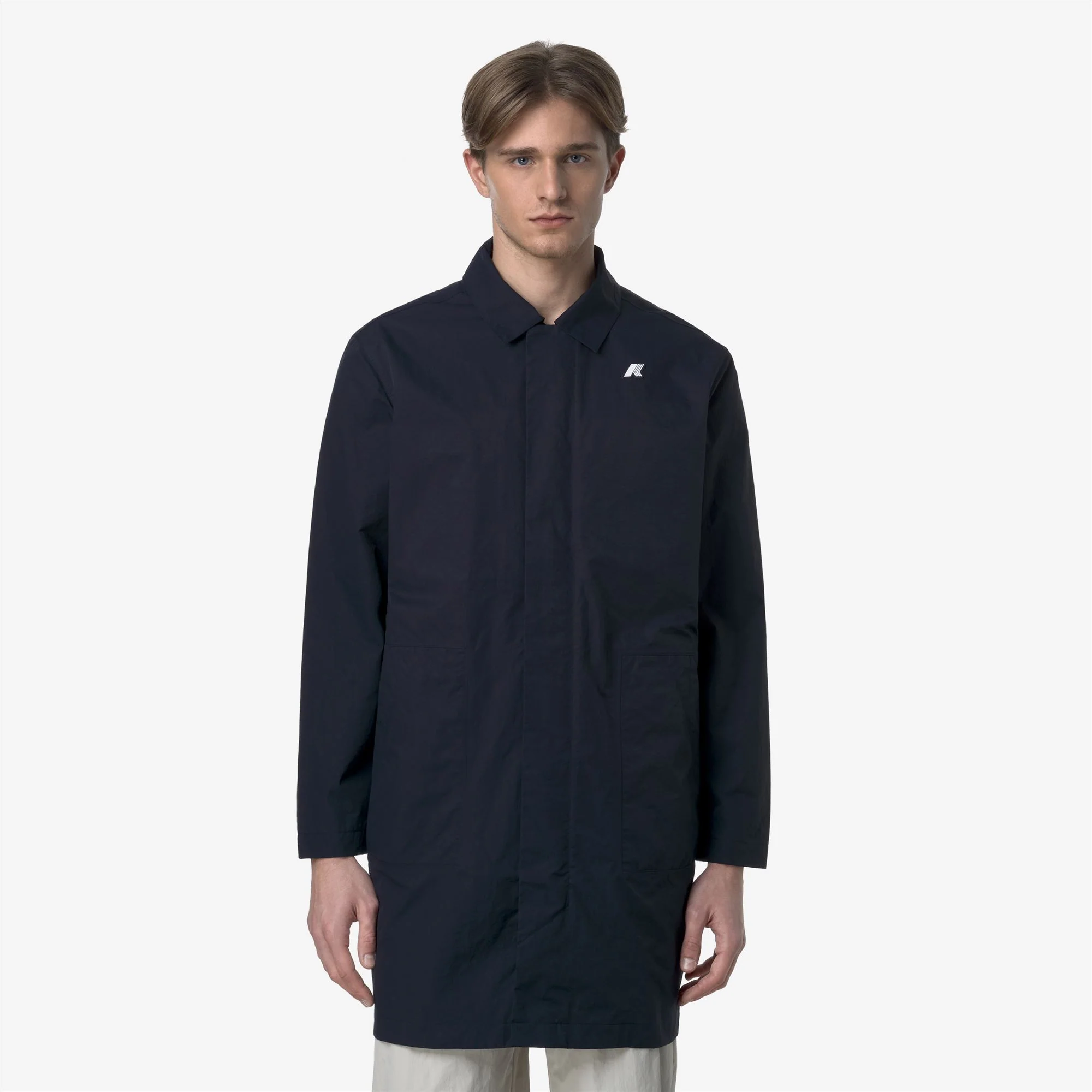 KENLEY COTTON NYLON - Jackets - 3/4 LENGTH - Man - BLUE DEPTH - Image 3