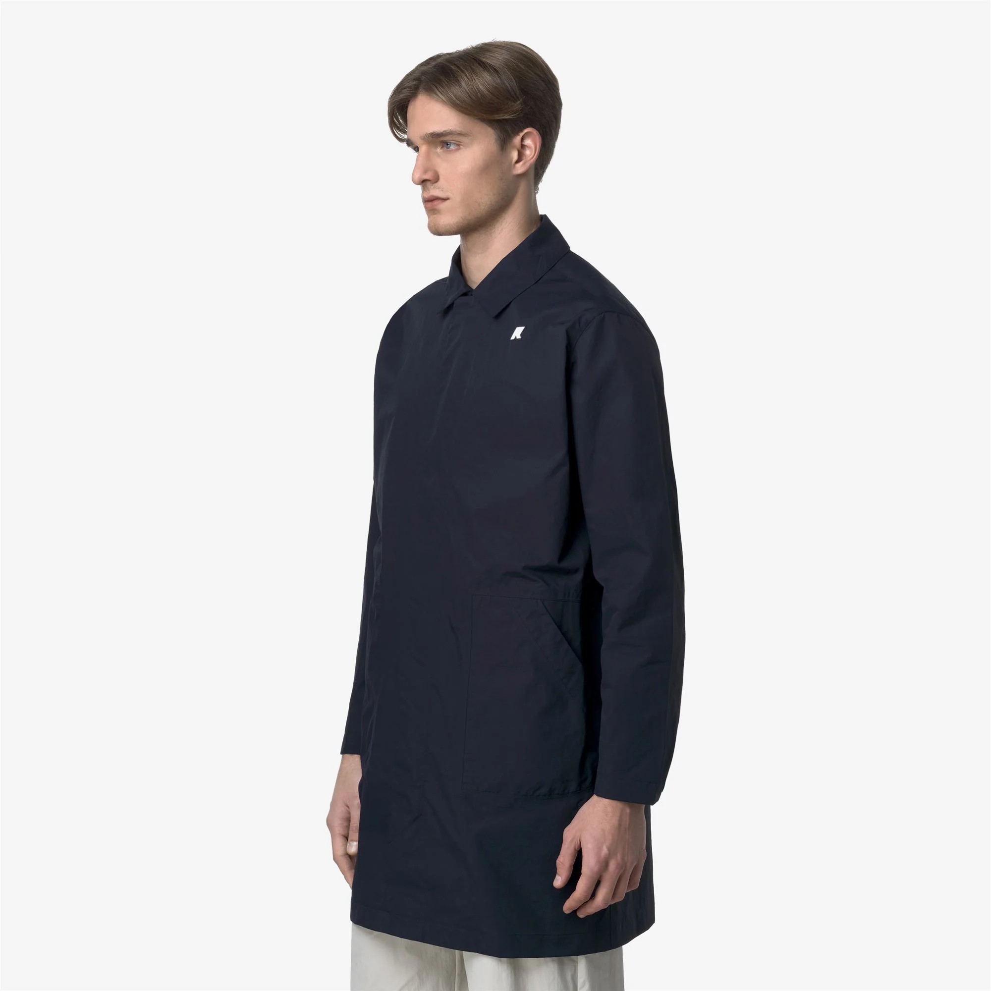 KENLEY COTTON NYLON - Jackets - 3/4 LENGTH - Man - BLUE DEPTH - Image 4