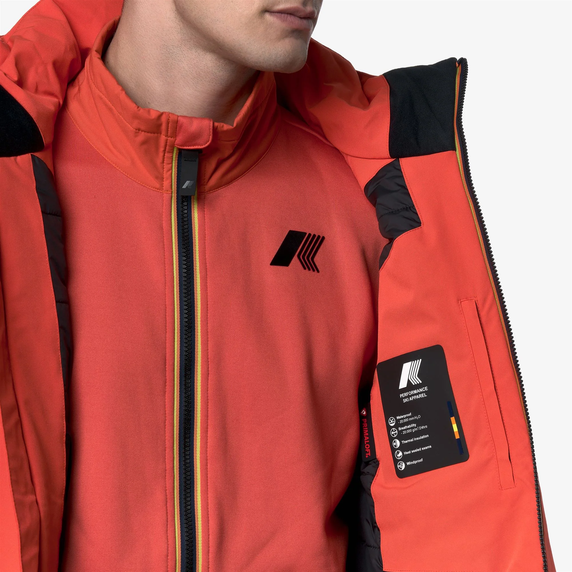 LESARCS 2L TWILL - Jackets - Mid - Man - ORANGE FIESTA - Image 3