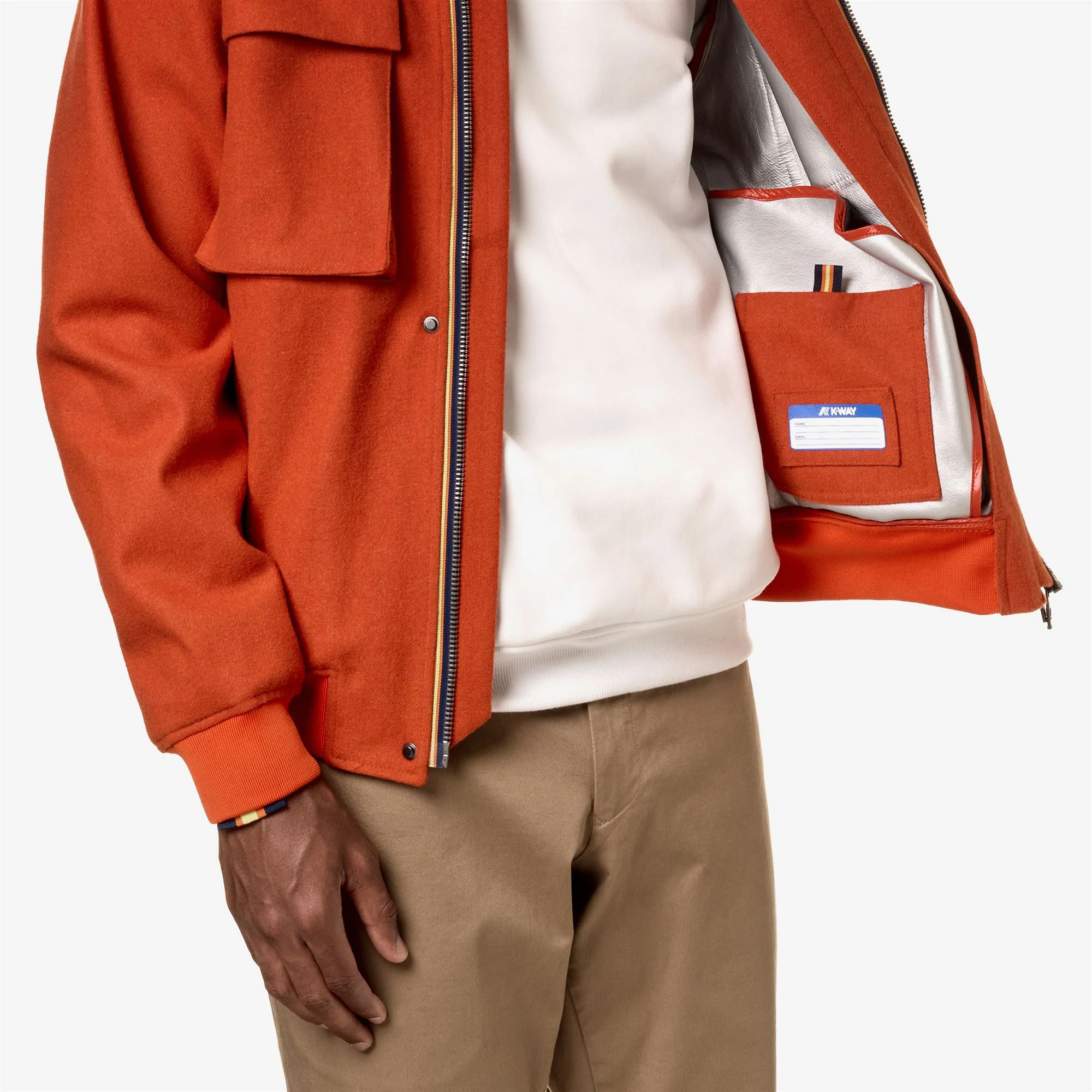 LONDEL MELANGE WOOL 2L - Jackets - Short - Man - ORANGE P MELANGE - Image 2