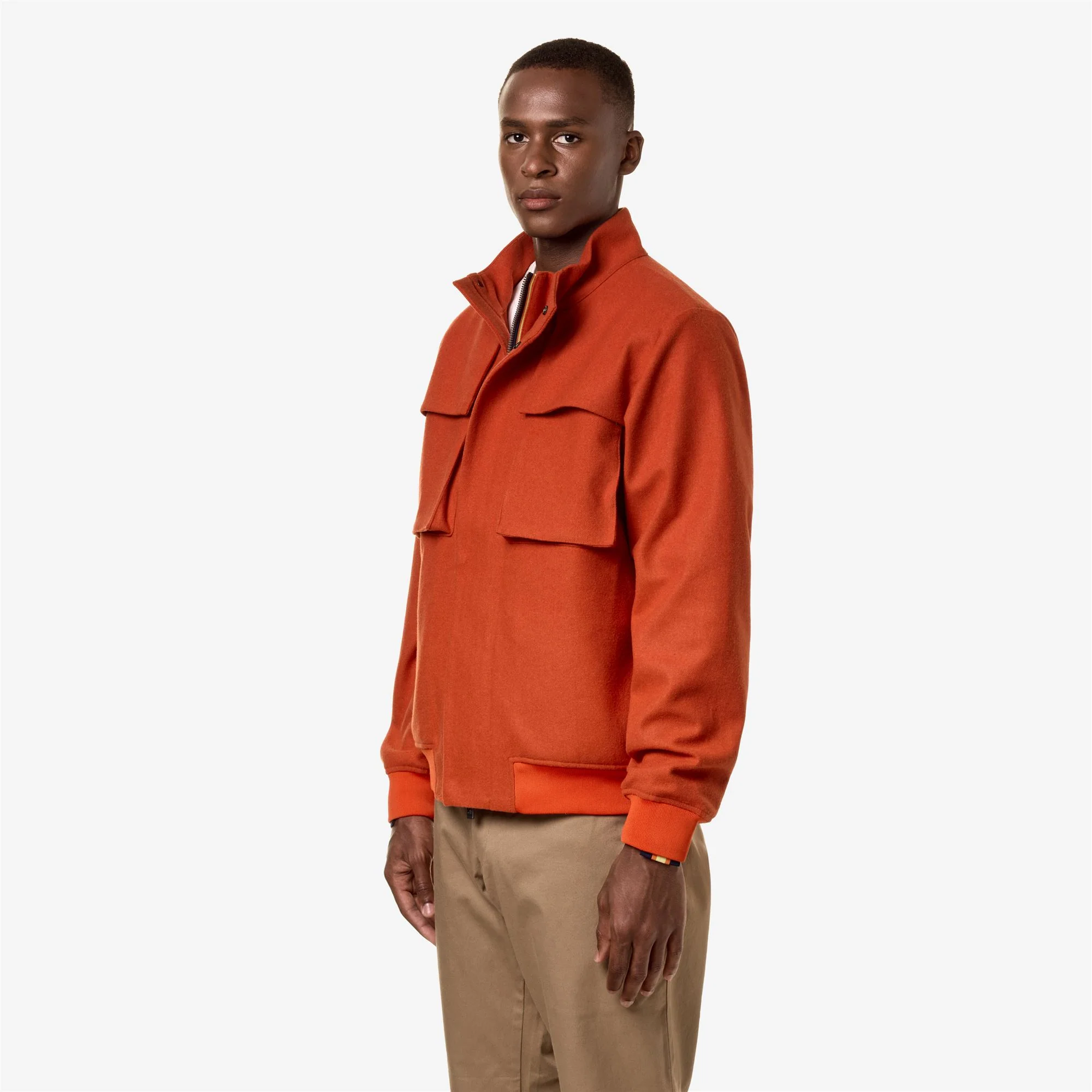 LONDEL MELANGE WOOL 2L - Jackets - Short - Man - ORANGE P MELANGE - Image 4