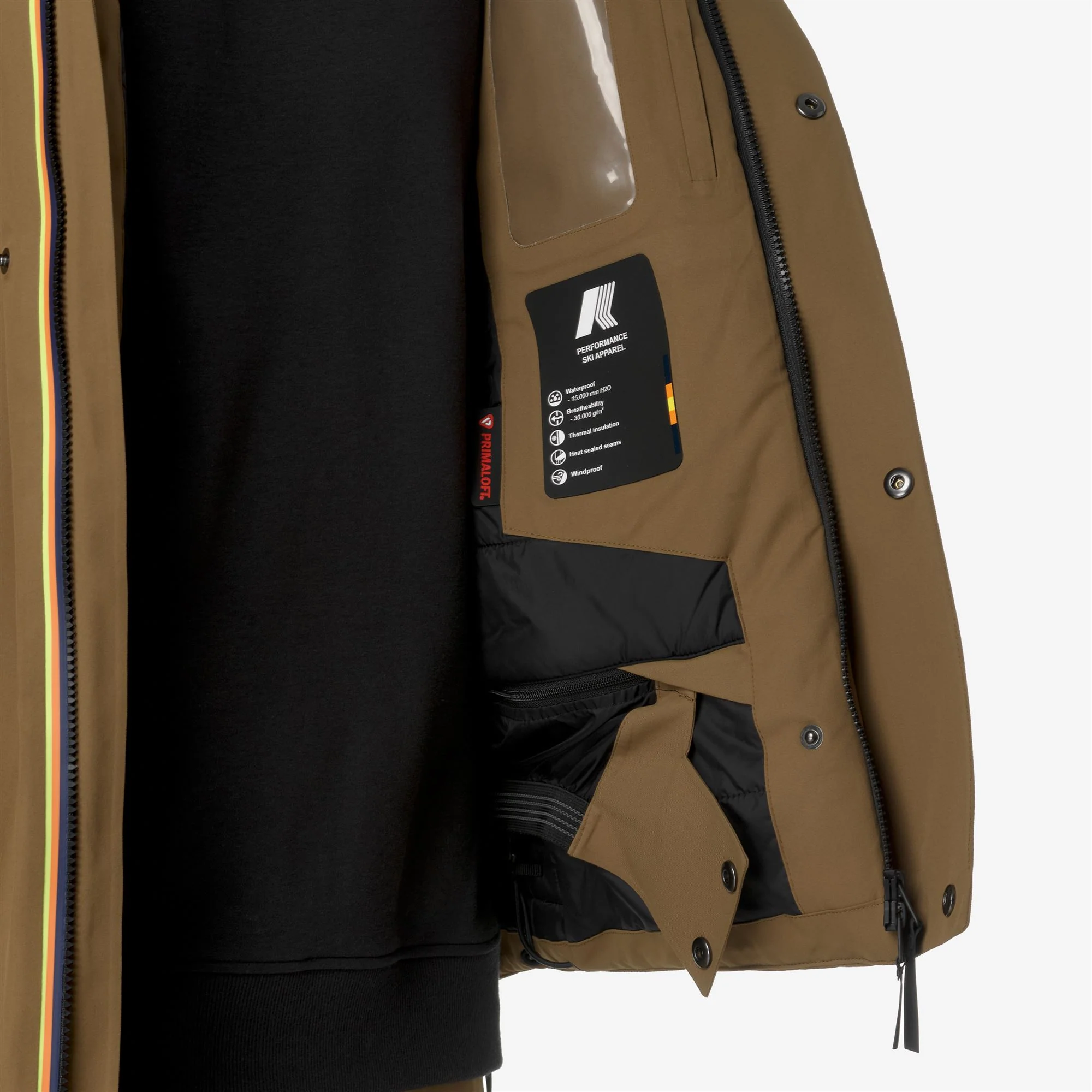 MALAMOT MICROTWILL 2L - Jackets - Mid - Man - BROWN CORDA - Image 3