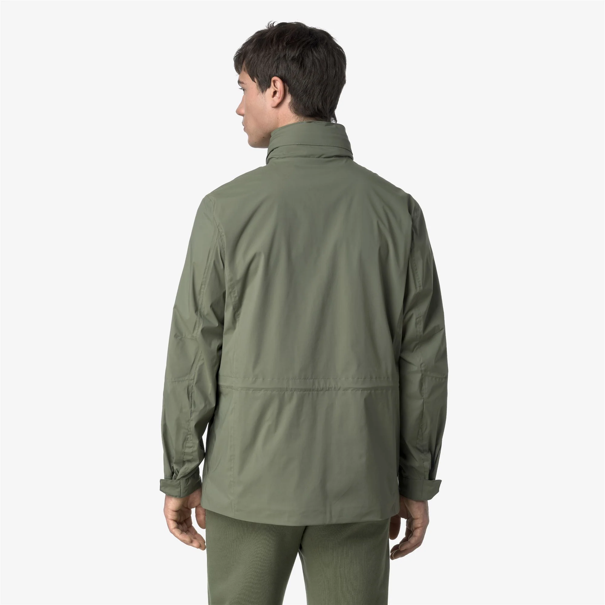 MANUEL STRETCH NYLON JERSEY - Jackets - Mid - Man - GREEN LICHEN - Image 5