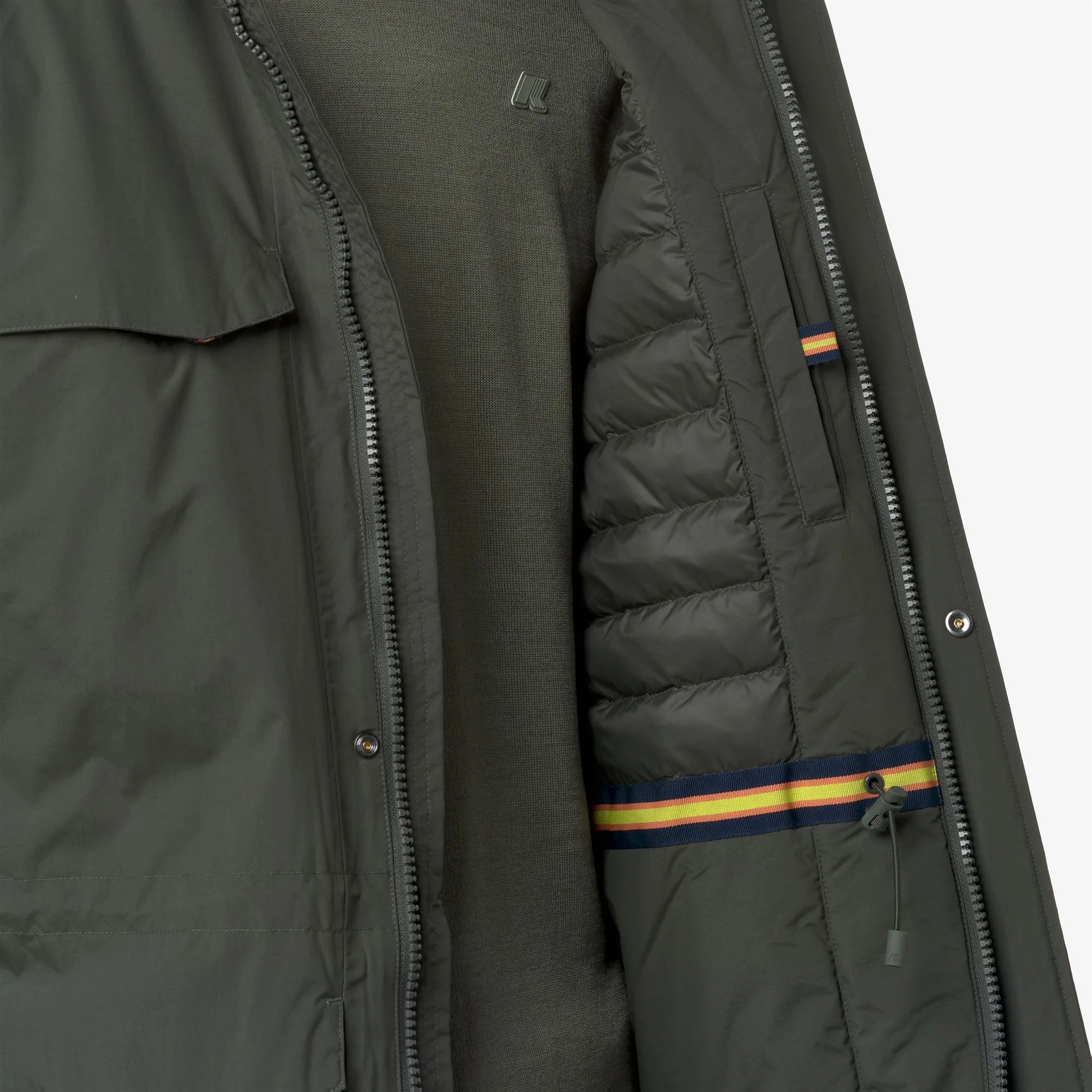 MANUEL WARM OTTOMAN - Jackets - Mid - Man - GREEN BLACKISH - Image 2