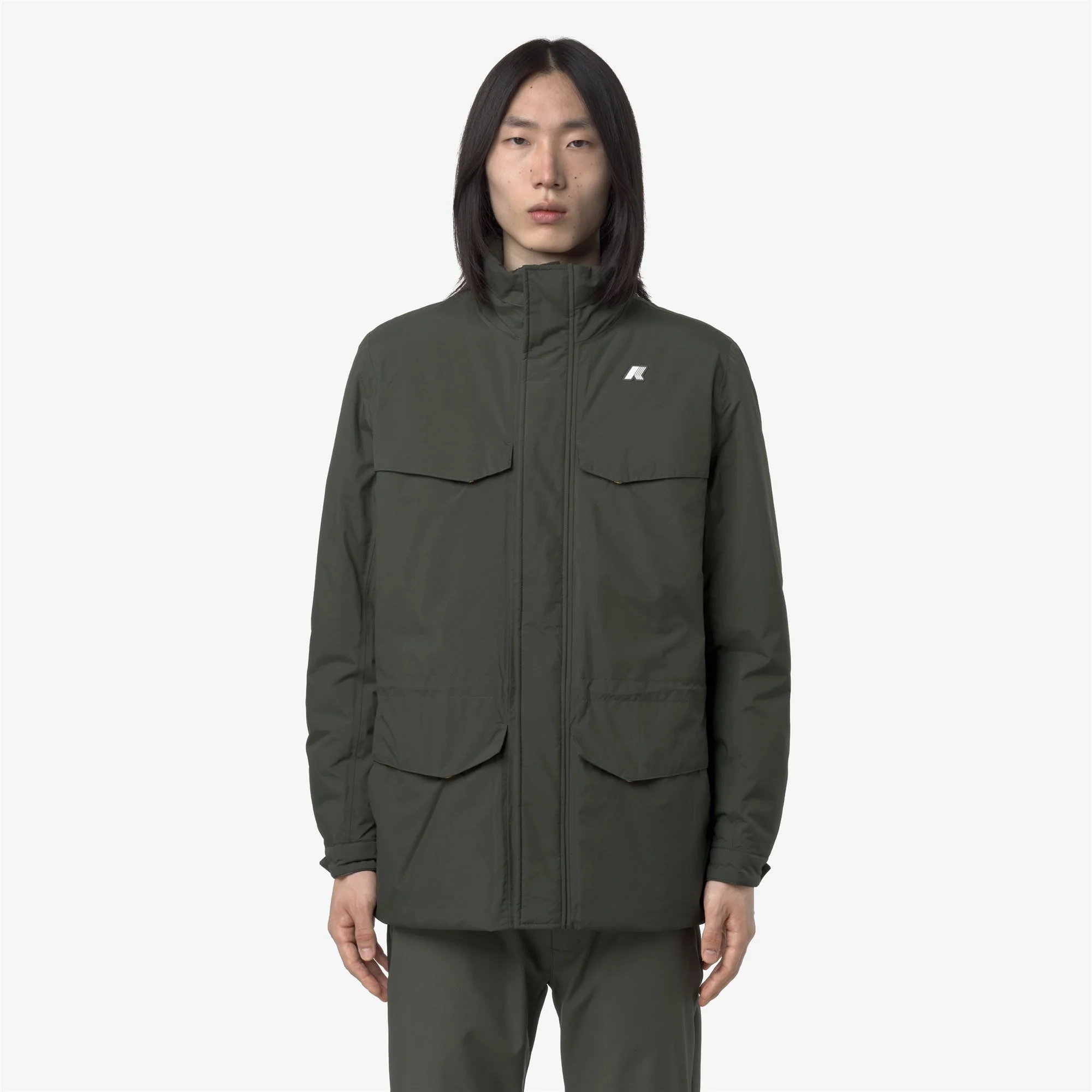 MANUEL WARM OTTOMAN - Jackets - Mid - Man - GREEN BLACKISH - Image 3