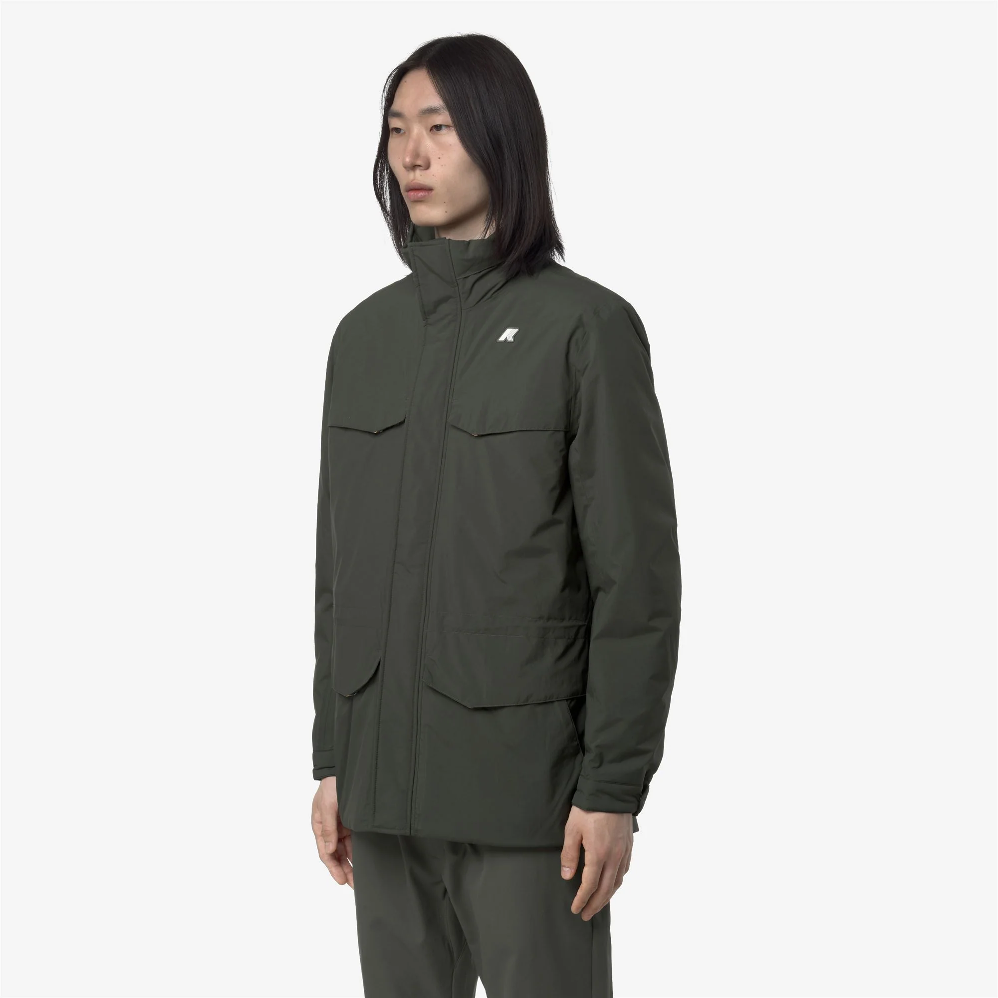 MANUEL WARM OTTOMAN - Jackets - Mid - Man - GREEN BLACKISH - Image 4
