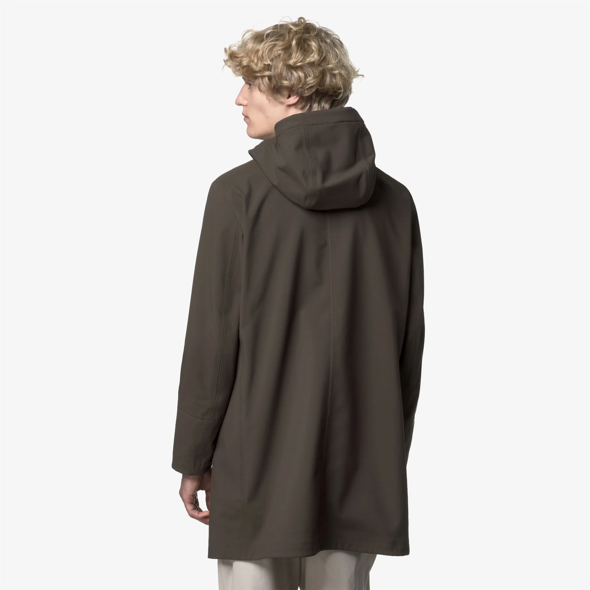 MARLYN BONDED - Jackets - Mid - Man - BLACK OLIVE-BLUE DEPTH - Image 5