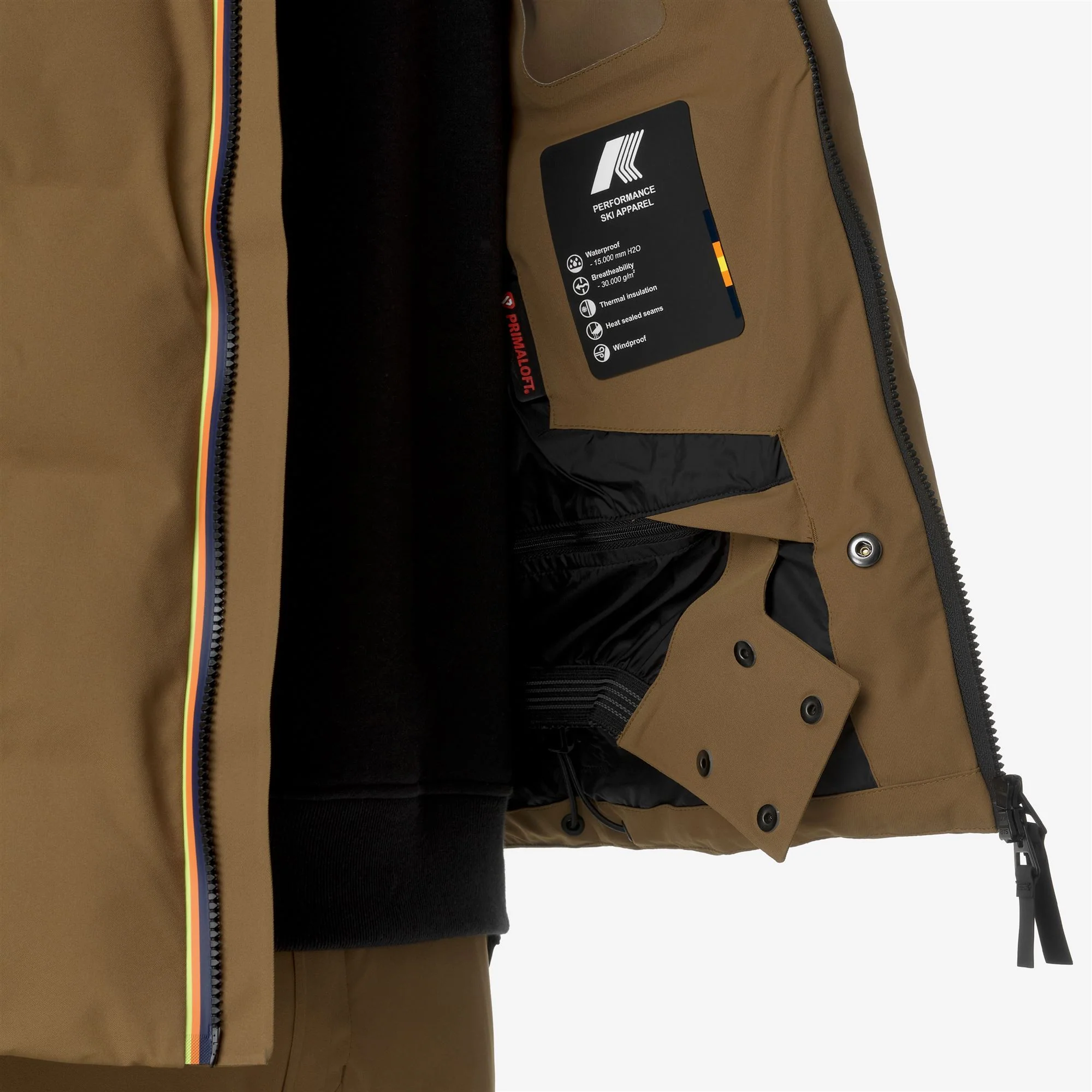 MERIBEL - Jackets - Mid - Man - BROWN CORDA - Image 3