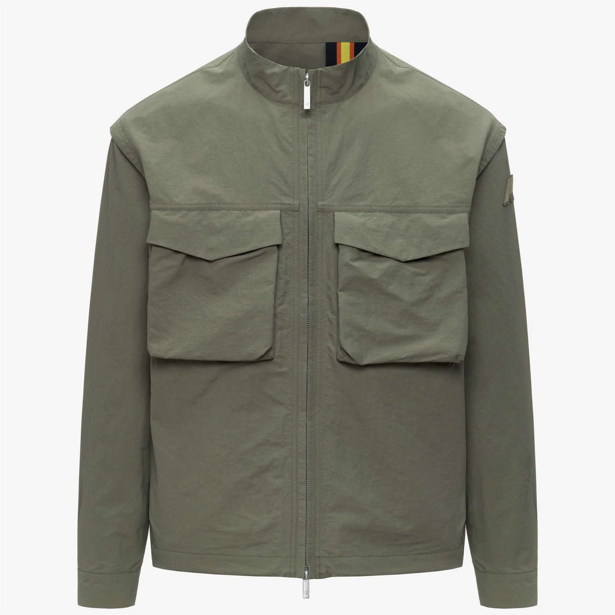 ORIAN COTTON BLEND - Jackets - Short - Man - GREEN LICHEN