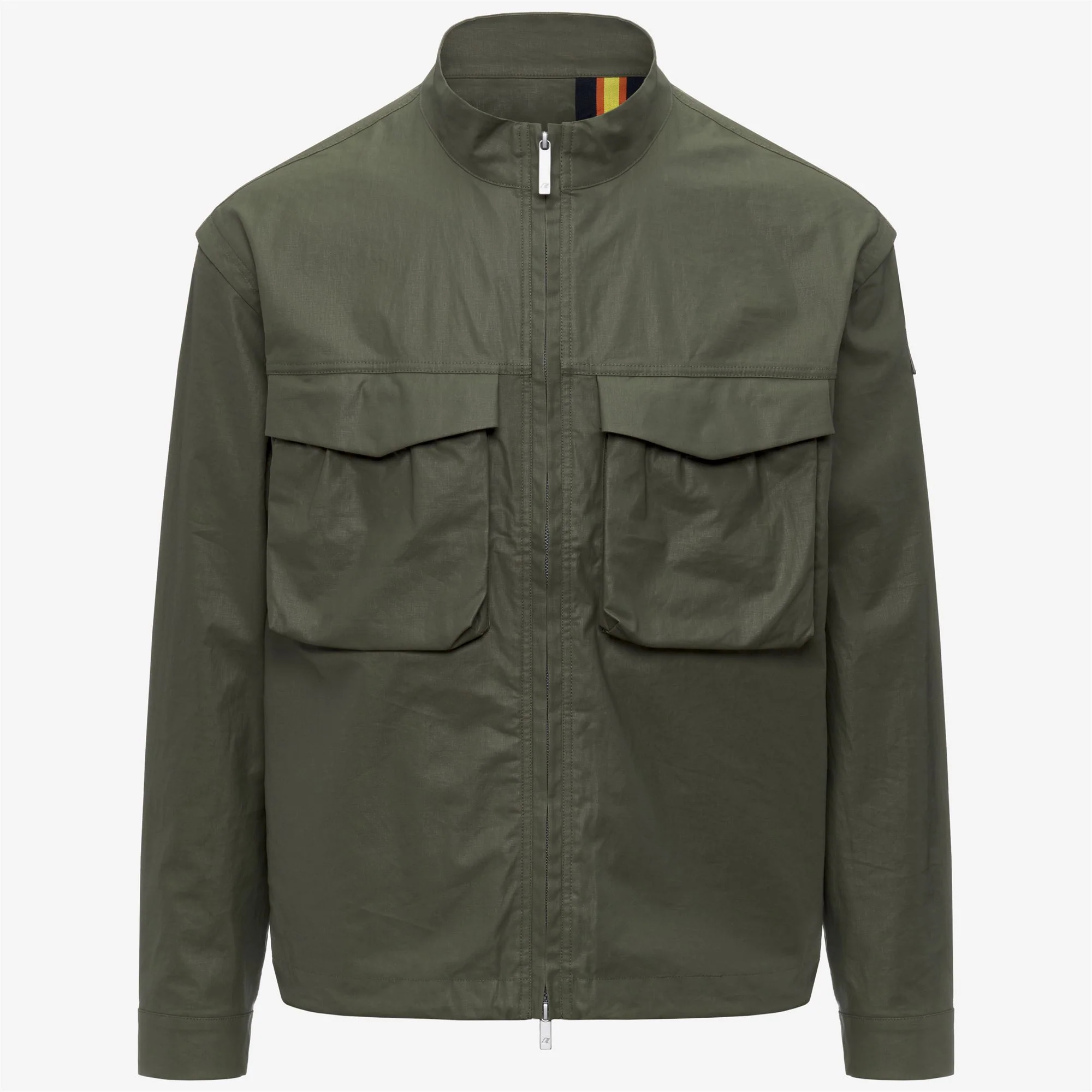 ORIAN NATURAL BLEND - Jackets - Short - Man - GREEN LICHEN COMBO