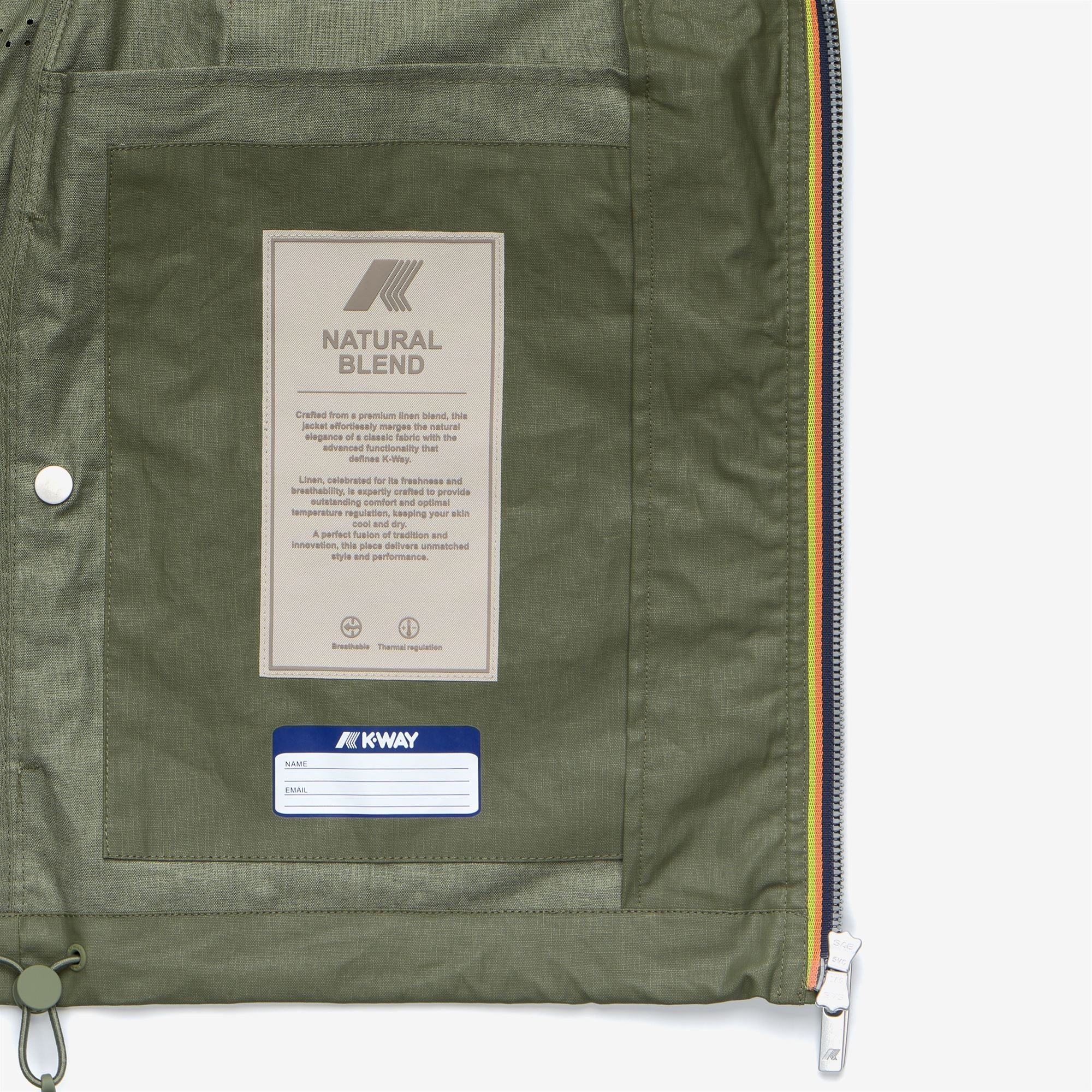 ORIAN NATURAL BLEND - Jackets - Short - Man - GREEN LICHEN COMBO - Image 2