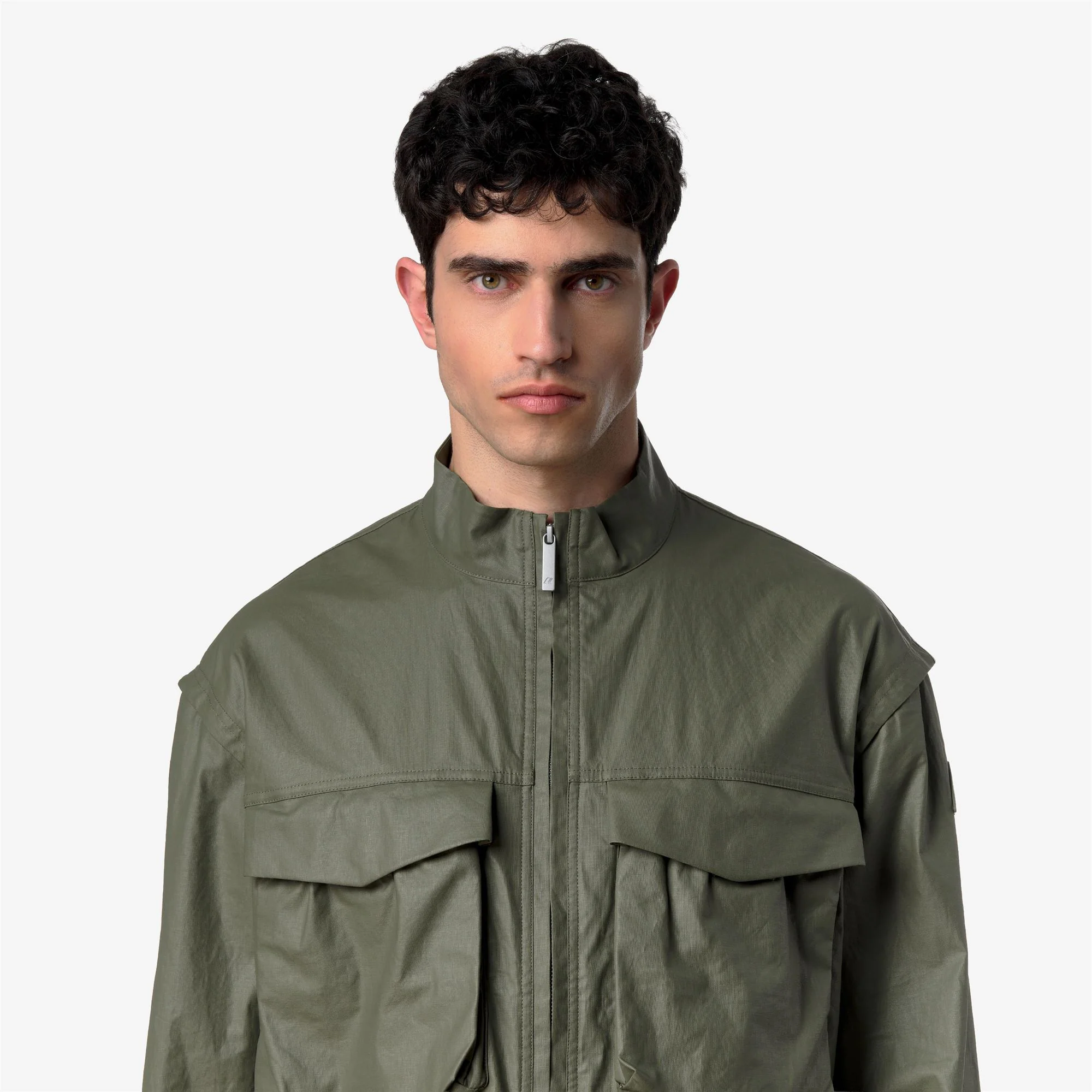 ORIAN NATURAL BLEND - Jackets - Short - Man - GREEN LICHEN COMBO - Image 3