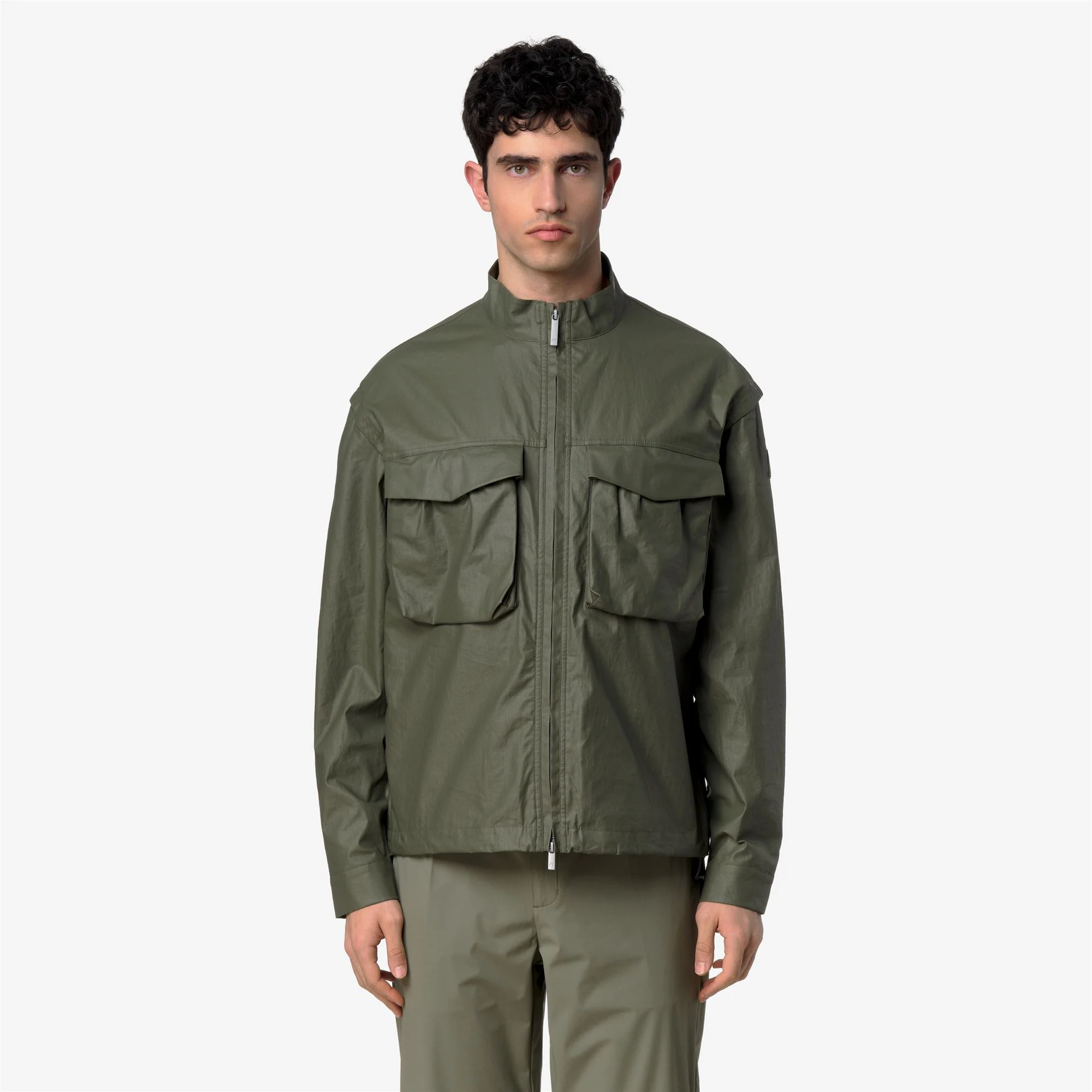 ORIAN NATURAL BLEND - Jackets - Short - Man - GREEN LICHEN COMBO - Image 4